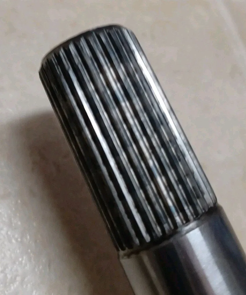 Ford E4OD Input Shaft – Used, Steel (Spline Wear on One End) image 2