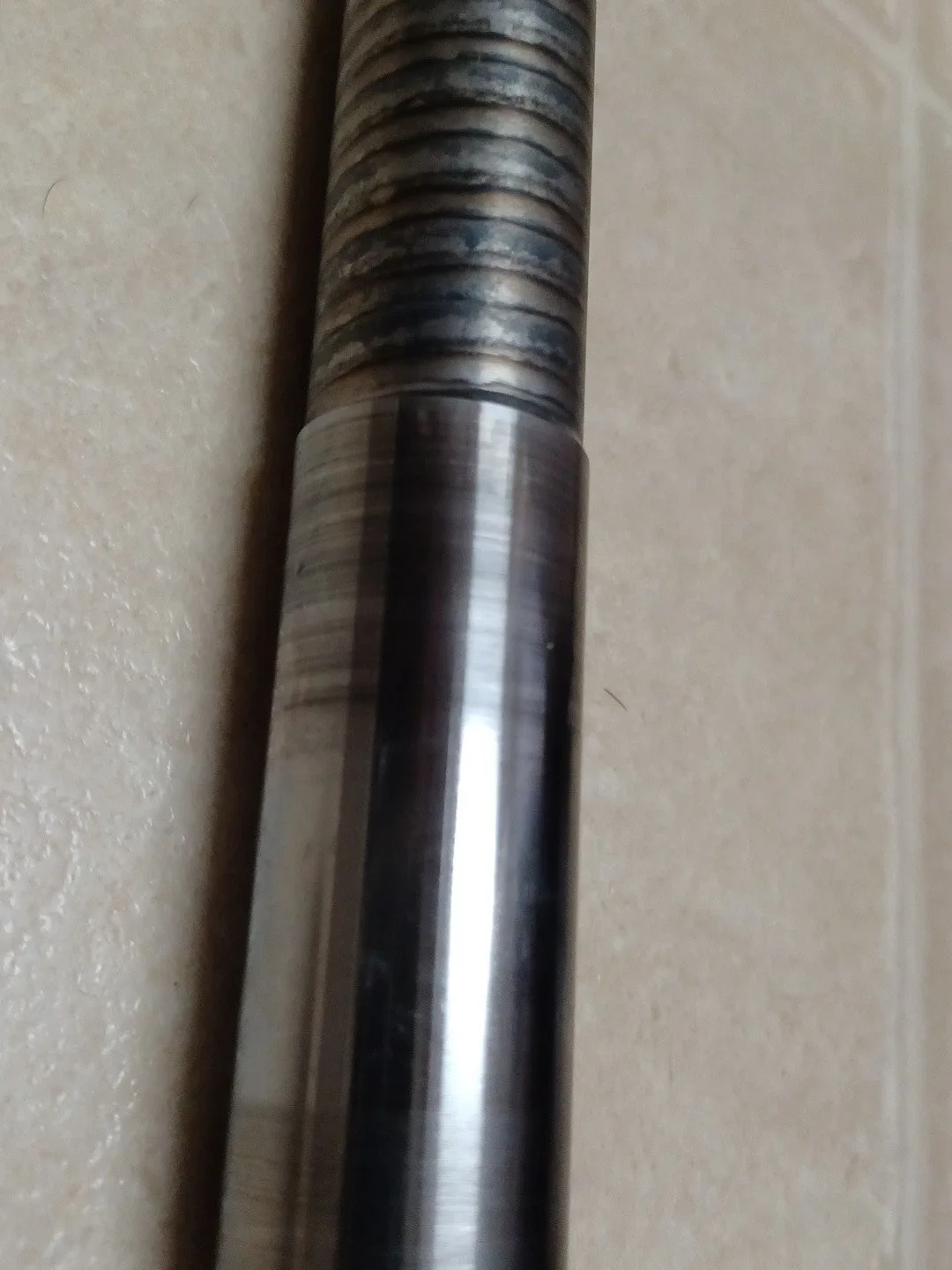 Ford E4OD Input Shaft – Used, Steel (Spline Wear on One End) image 3