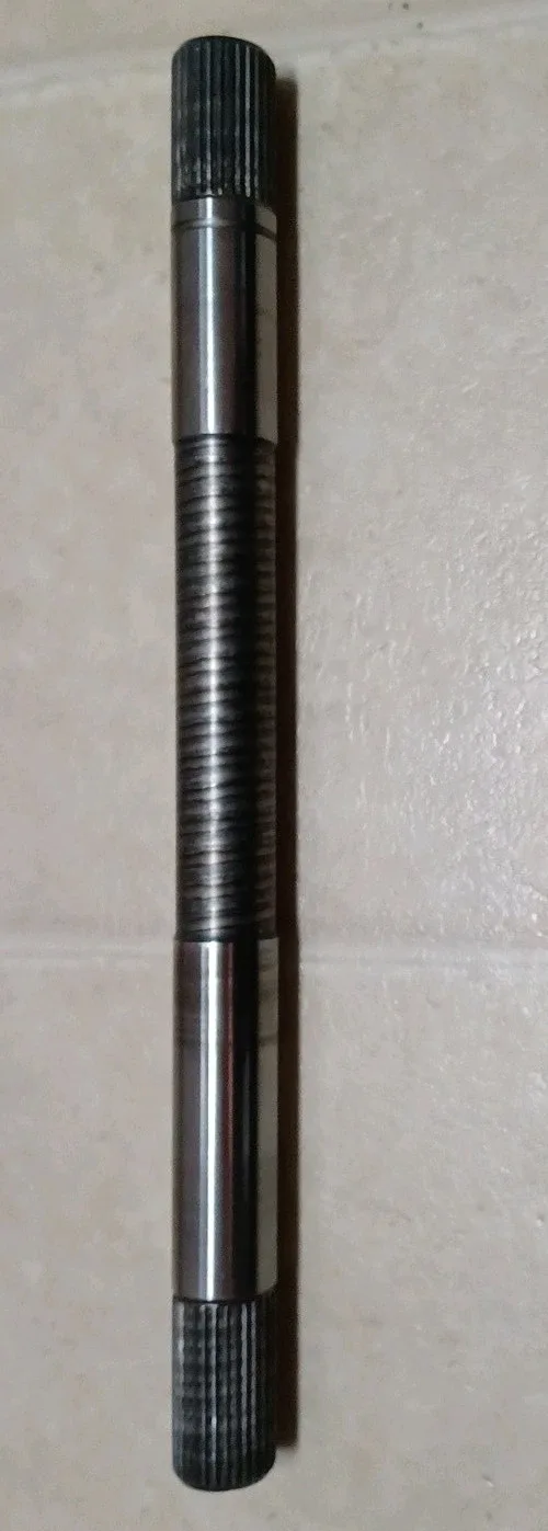 Ford E4OD Input Shaft – Used, Steel (Spline Wear on One End)