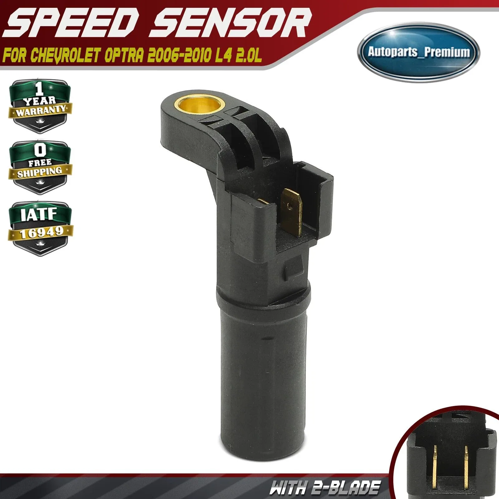 2006-2010 Chevrolet Optra Automatic Transmission Input Shaft Speed Sensor 93745940