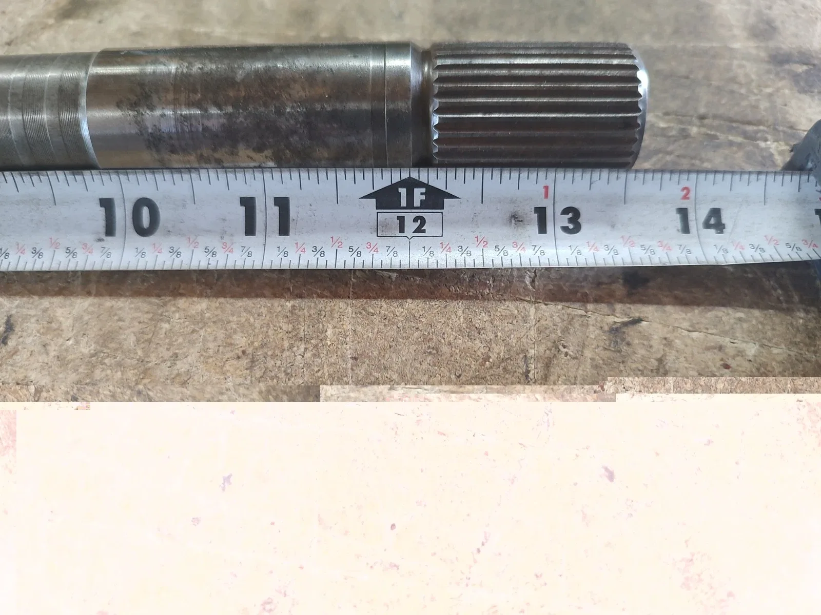 Ford E40D Automatic Transmission Input Shaft - Used image 3