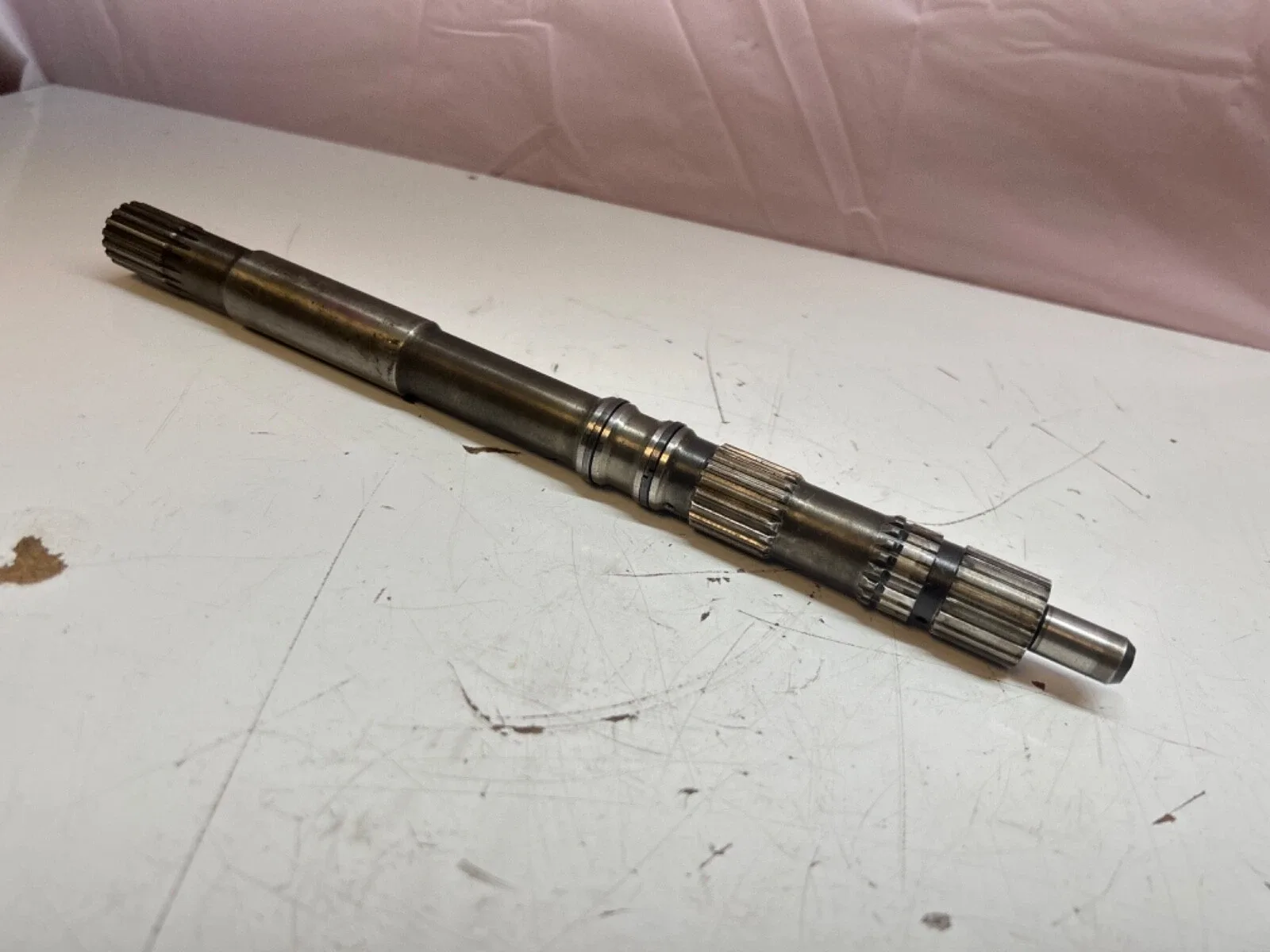 GM Powerglide Input Shaft 17/19 Spline 12-7/8" Long image 2