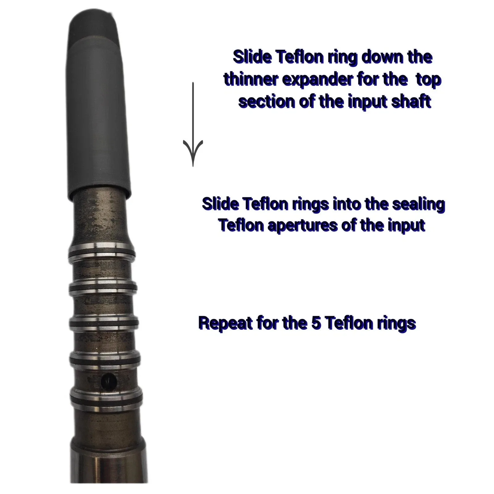 Ford 10R80 Input Shaft Teflon Ring Buddy Tool - T105input4pc (TJS) image 2