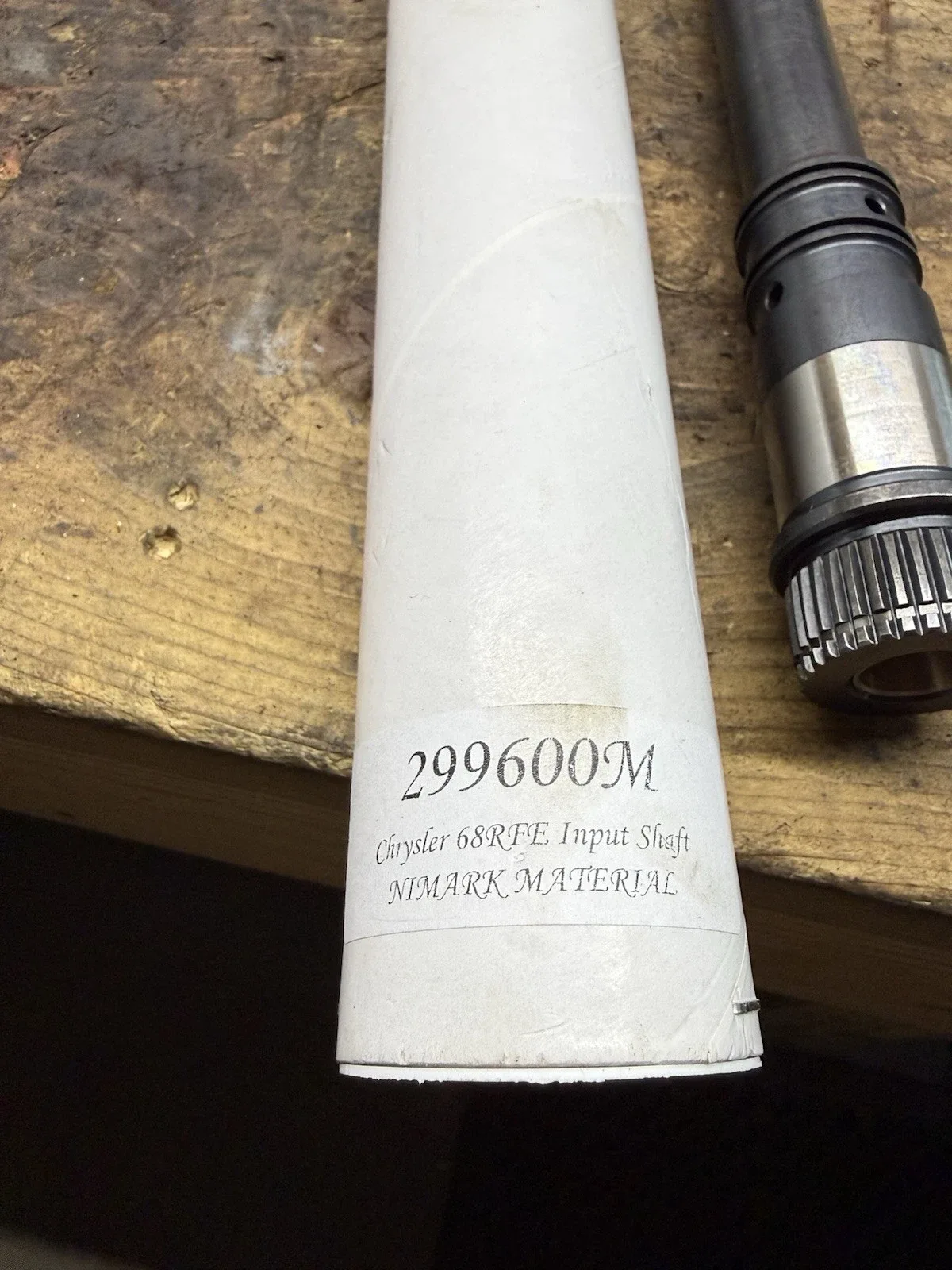 TCS 299600M 68RFE Input Shaft for Dodge 6.7L Cummins image 2
