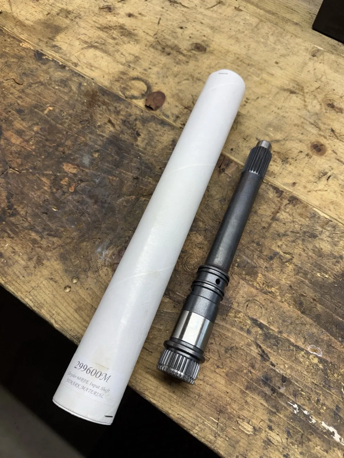 TCS 299600M 68RFE Input Shaft for Dodge 6.7L Cummins