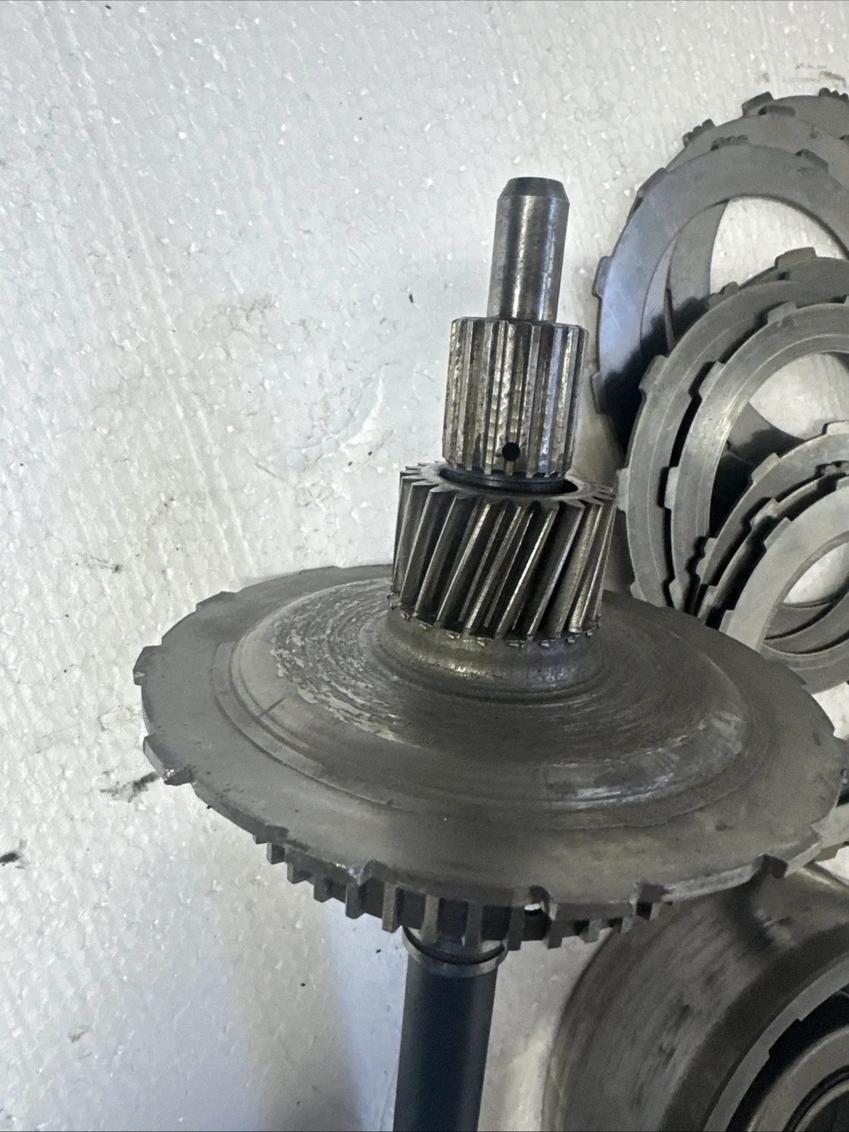 GM Powerglide Stator Support with Input Shaft & Pump Drive Gear — OEM Used image 2