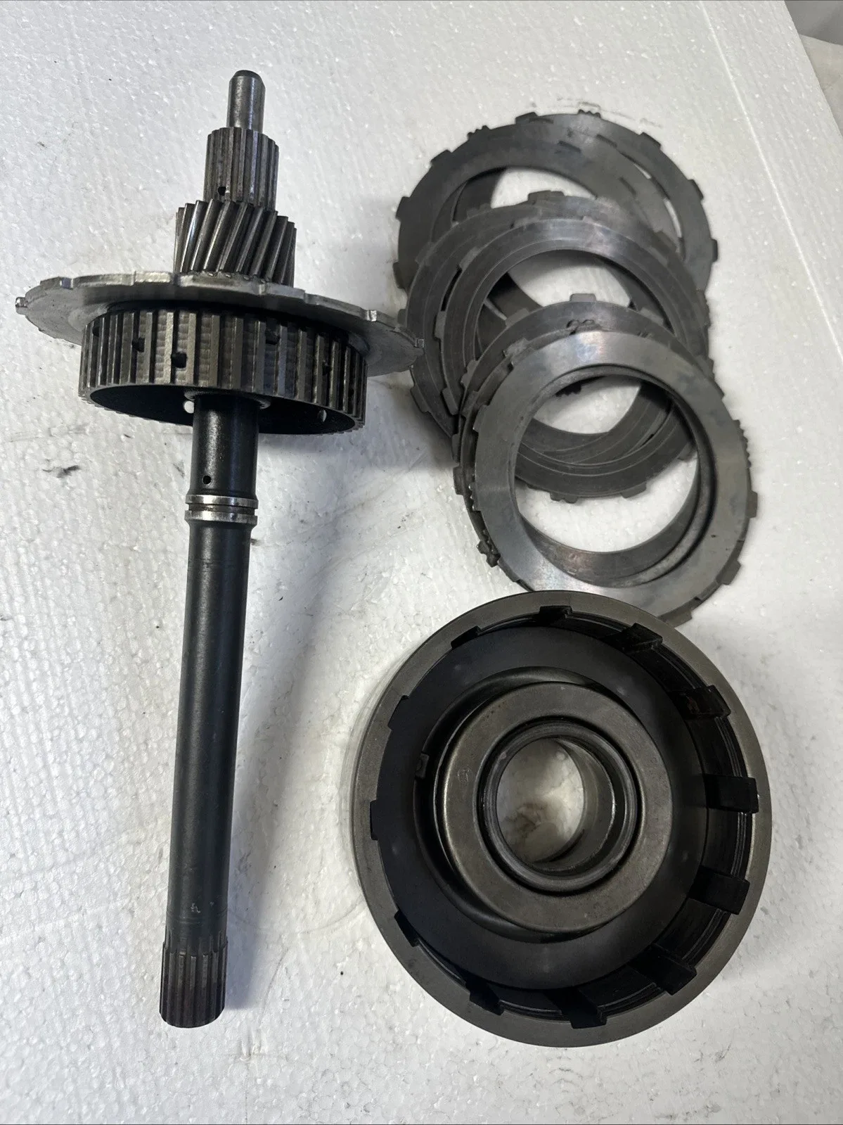 GM Powerglide Stator Support with Input Shaft & Pump Drive Gear — OEM Used