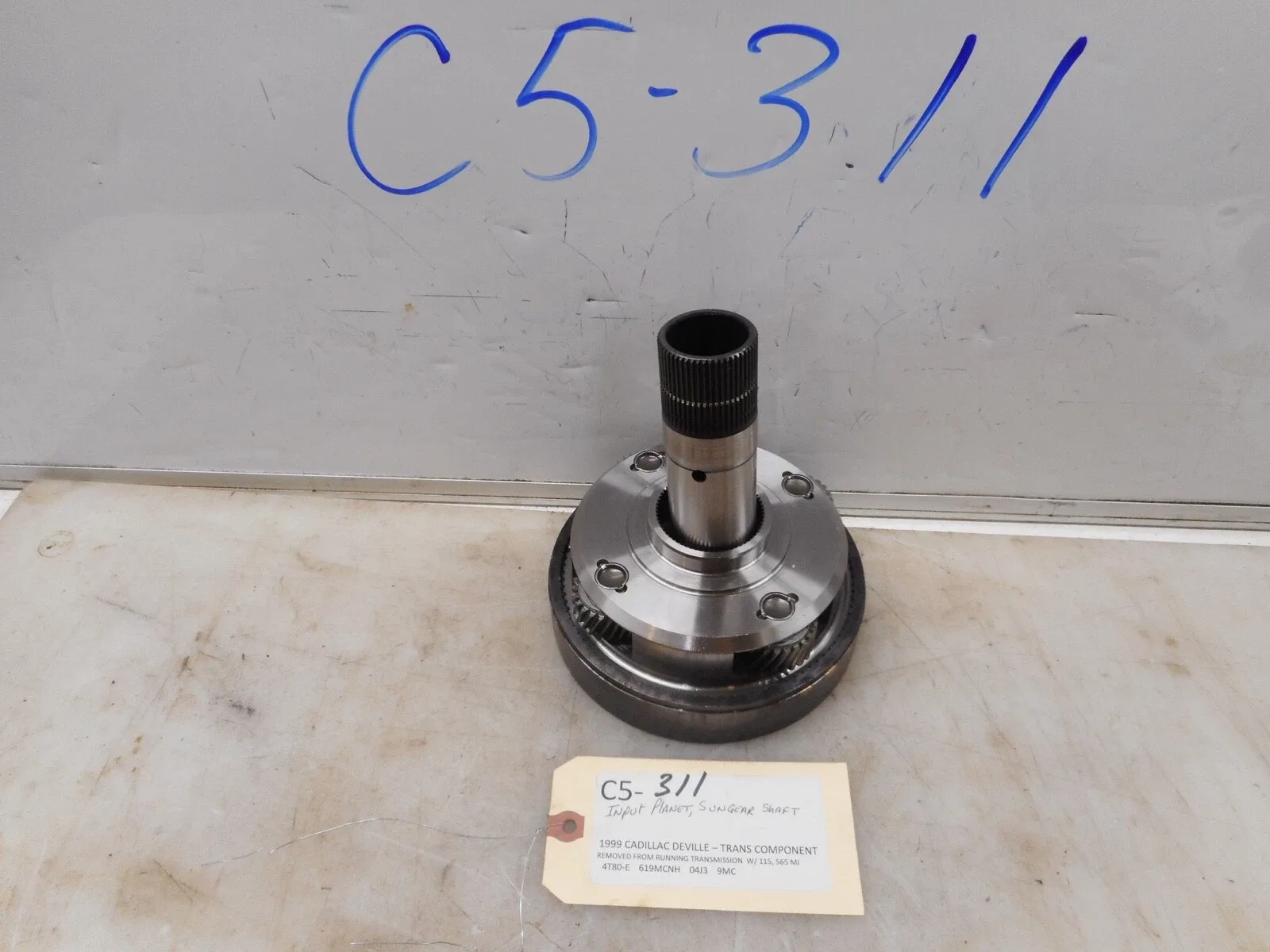 1999 Cadillac DeVille Input Planet/Sun Gear Shaft image 3