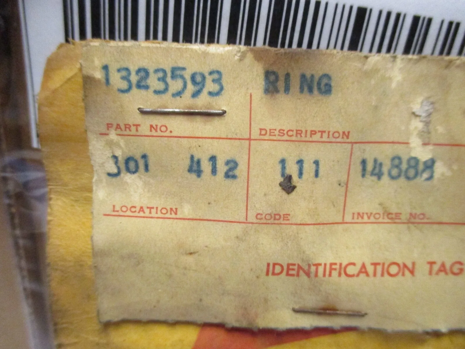 ring,auto.trans(3-speed)input shaft seal,large,1956-1961 mopars 1323593 image 2