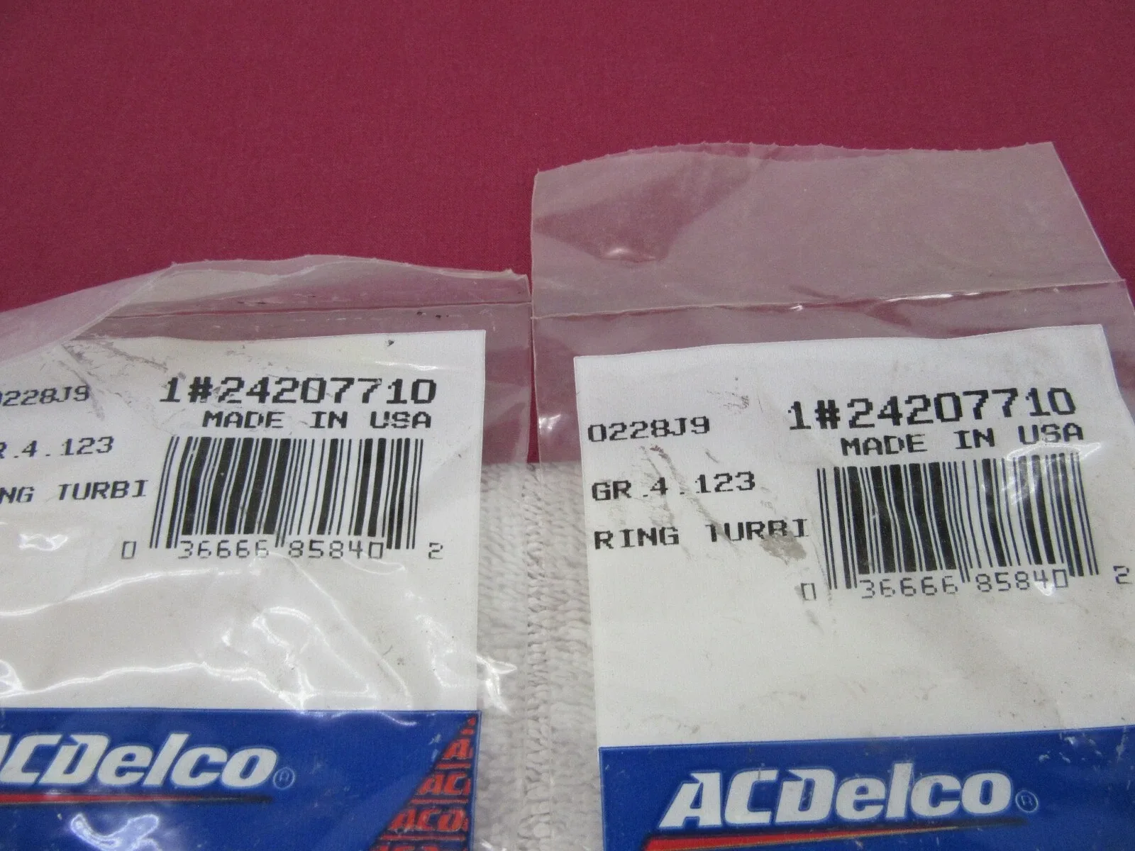 2000-2007 Saturn 4-Speed Automatic Input & Turbine Shaft Rings MPN 24207710 image 4