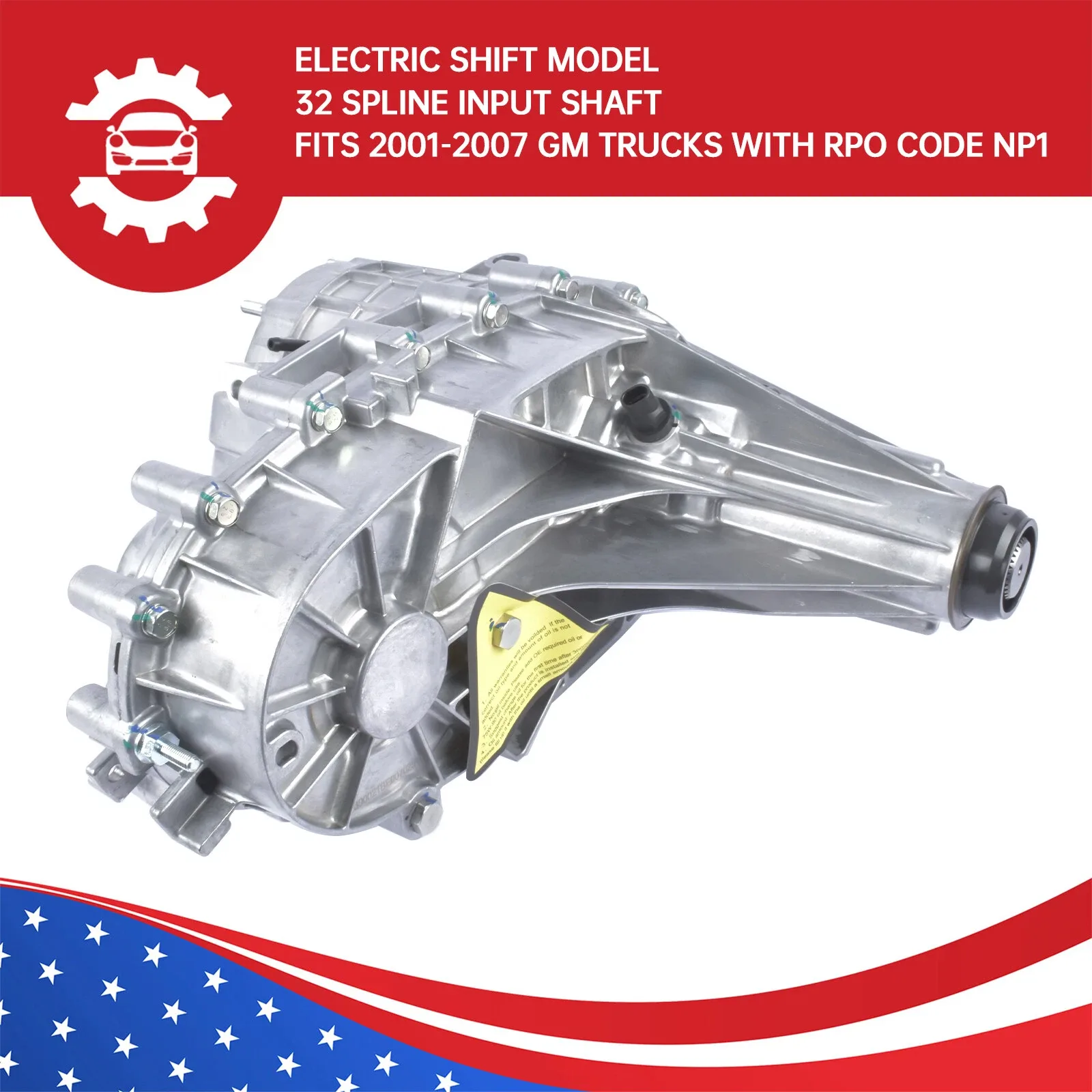 2001-2007 Chevy/GMC Silverado & Sierra NP263HD (24228407) Transfer Case — 4L80E, 32-Spline
