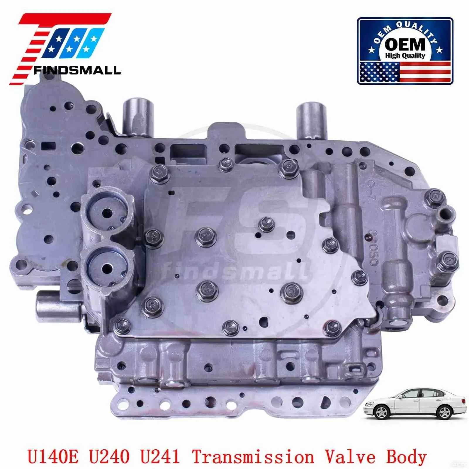 2006-2013 Toyota Transmission Valve Body U140E U240E (MPN 35210-21010 / 35290-21010 / 35220-21020) image 4