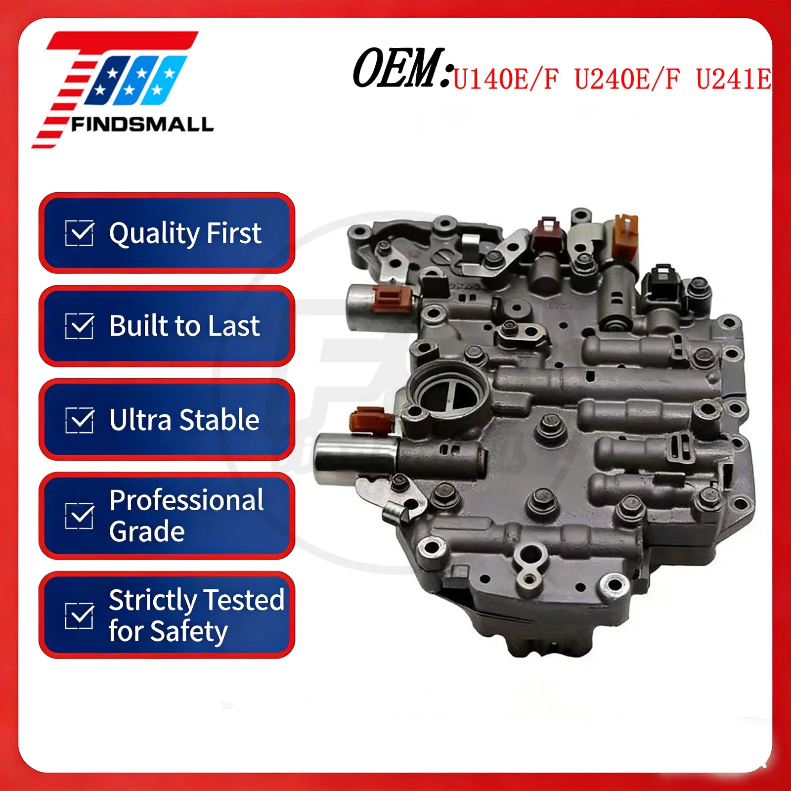 2006-2013 Toyota Transmission Valve Body U140E U240E (MPN 35210-21010 / 35290-21010 / 35220-21020)
