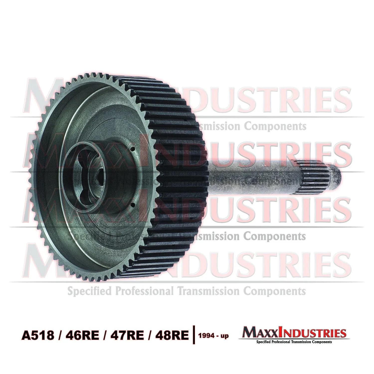 1994-up Dodge Ram A518/A618/47RH/48RE Input Shaft with Direct Clutch Hub - 22554BBK image 2