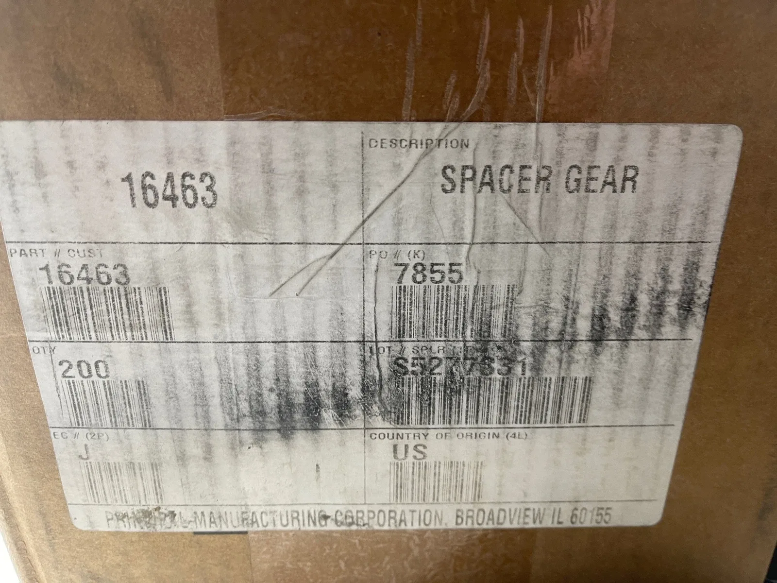 Eaton Fuller 16463 Input Shaft Spacer for Roadranger RTO-12609A image 2