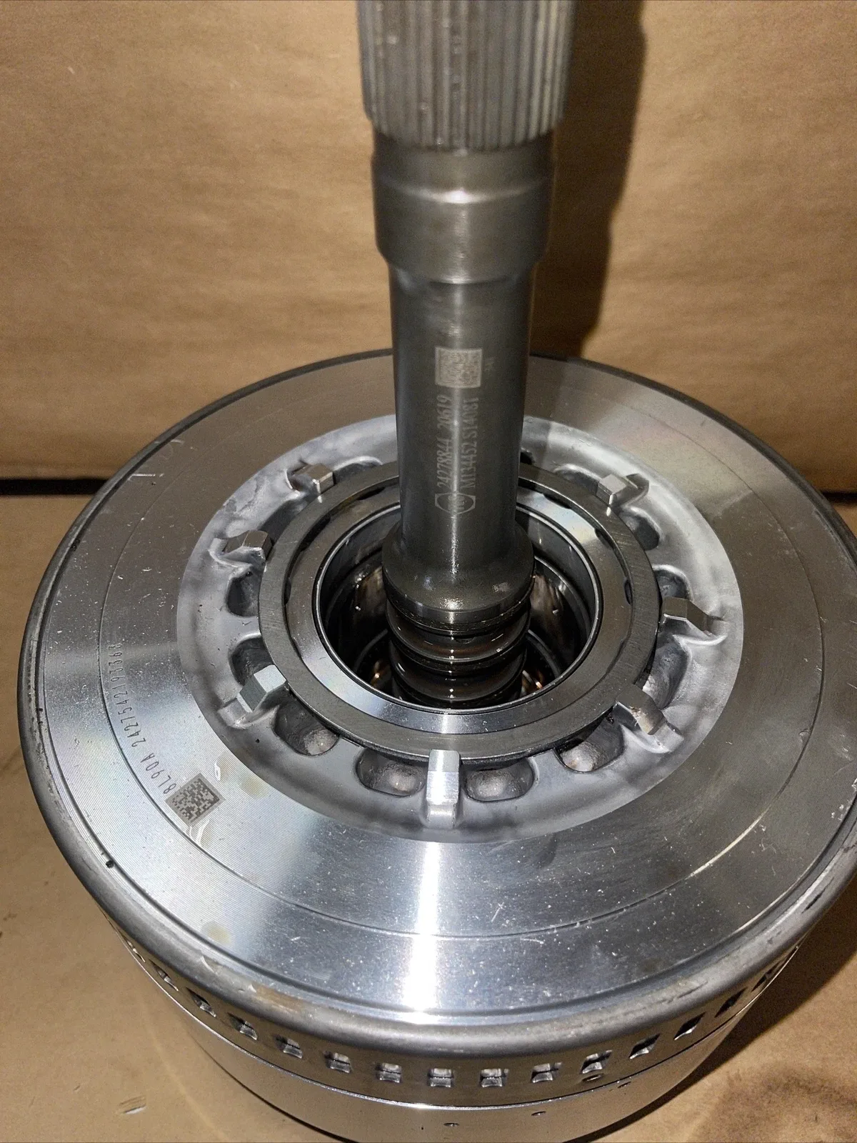GM 8L90 1-3-5-6-7 Clutch Drum And Input Shaft, Loaded image 4
