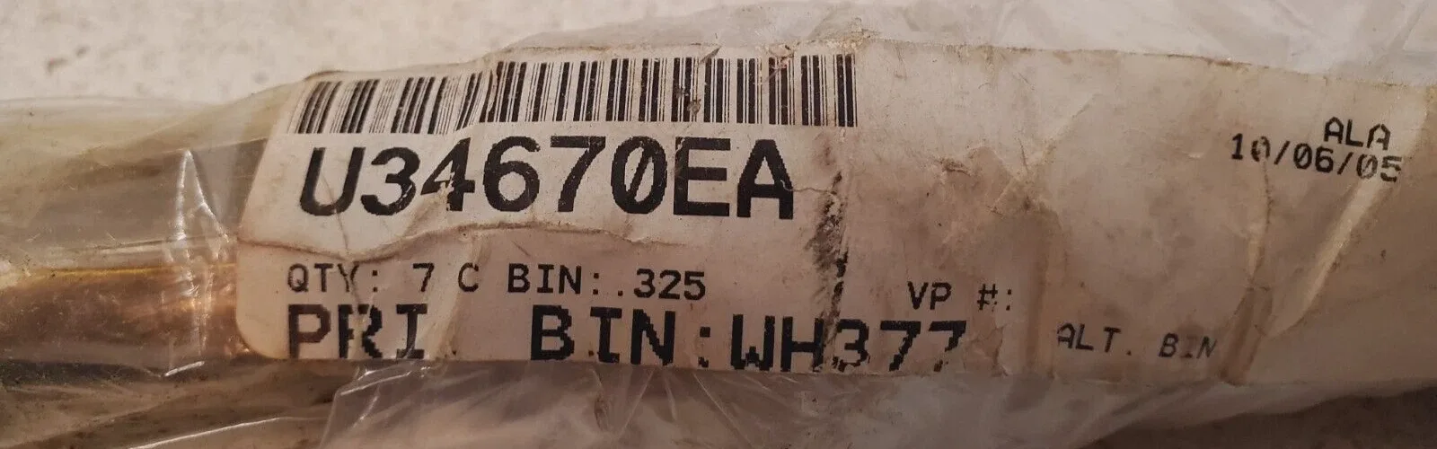 Input Shaft U34670EA / BIN WH377 .325 AL image 2