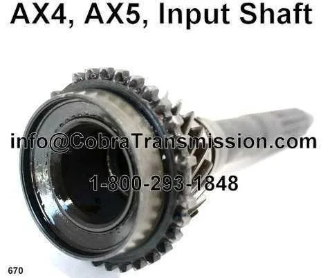1987-Up AX4/AX5 Input Shaft MPN 372670B image 2