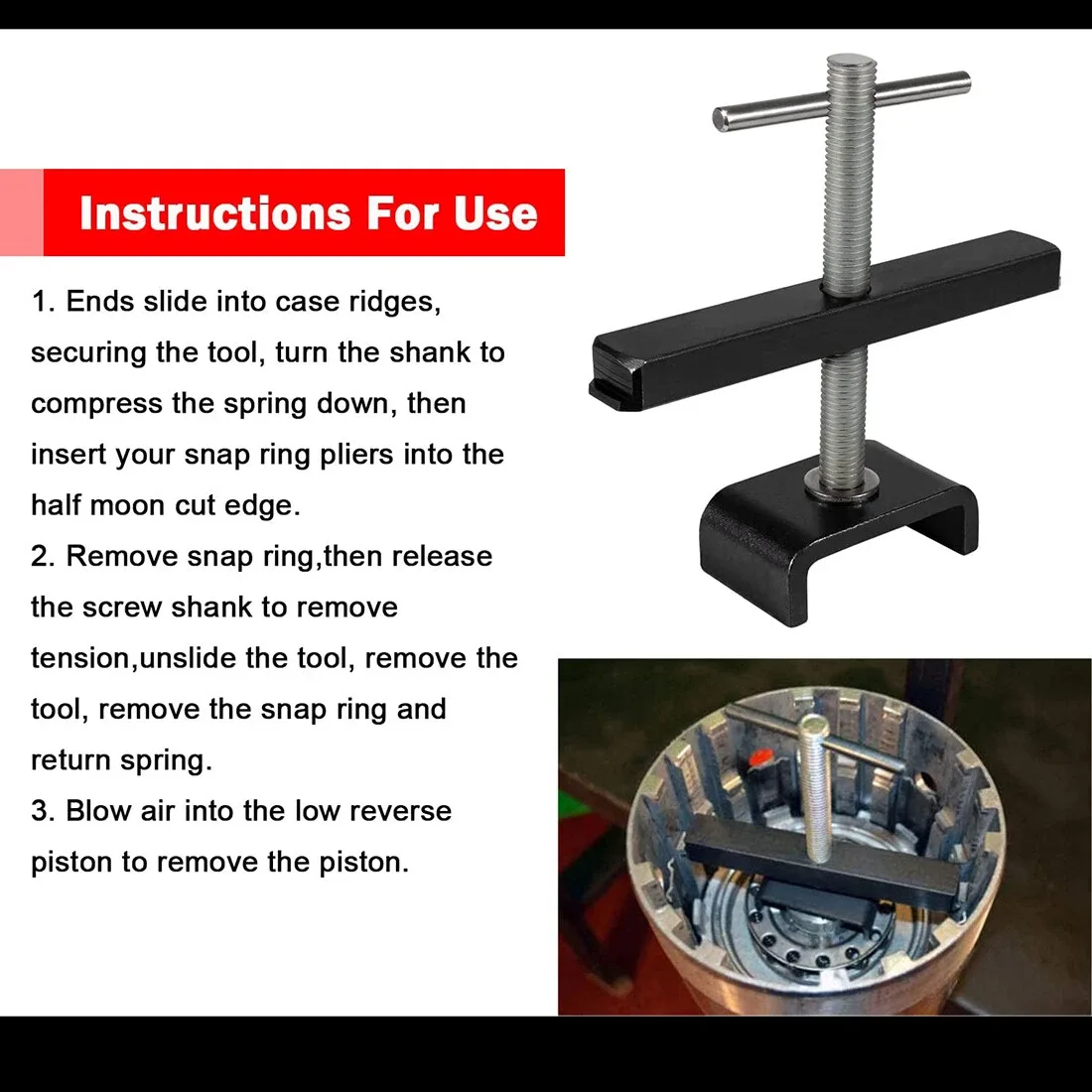 GM Input Clutch Housing Spring Compressor Tool T-0149 for 700R4 / 4L60 / 4L60E / 4L65E / 4L70 image 4