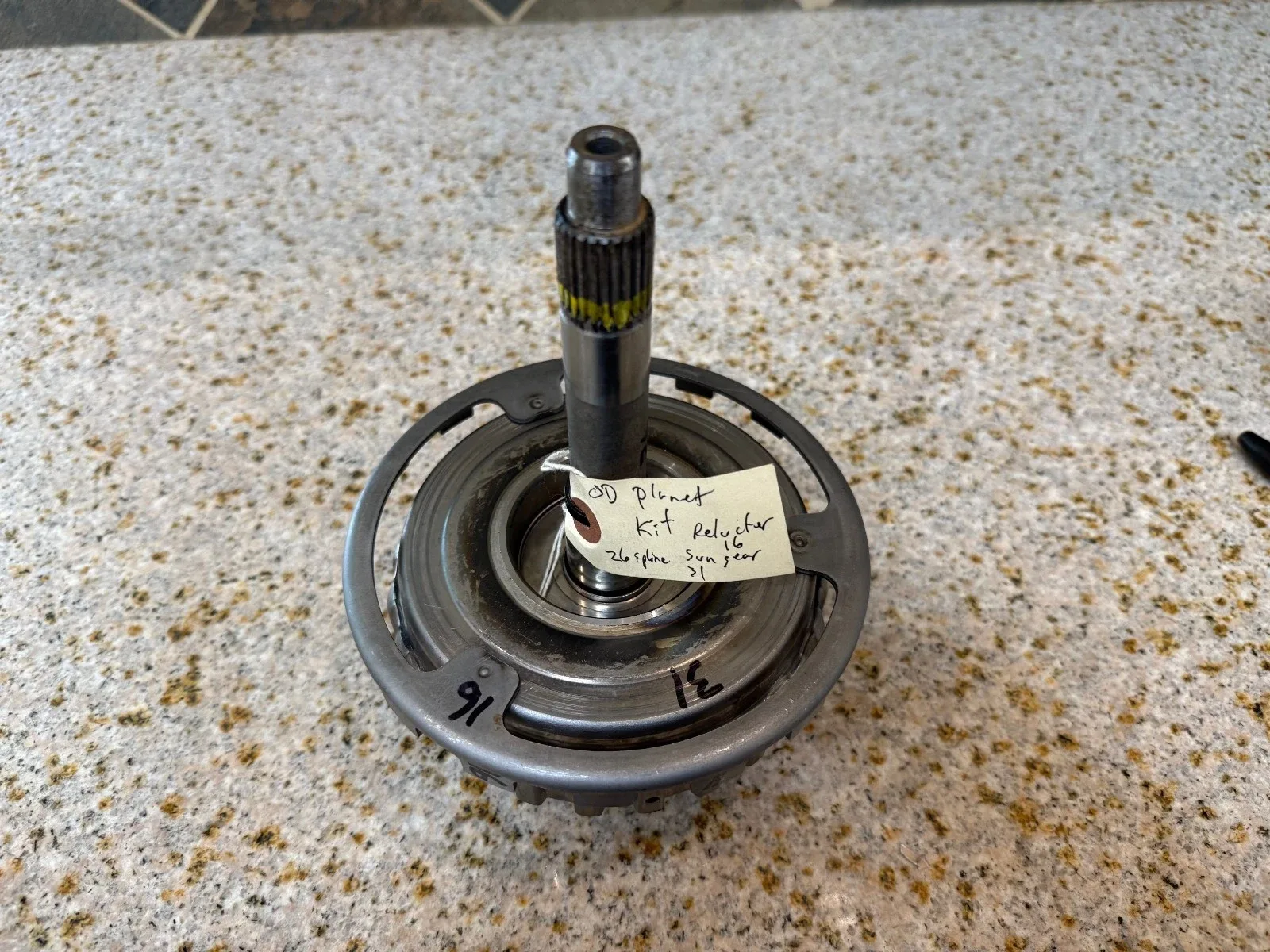 Aisin AW4 / A340 Overdrive Planetary Gear Kit - Planet, Ring Gear & Support image 4
