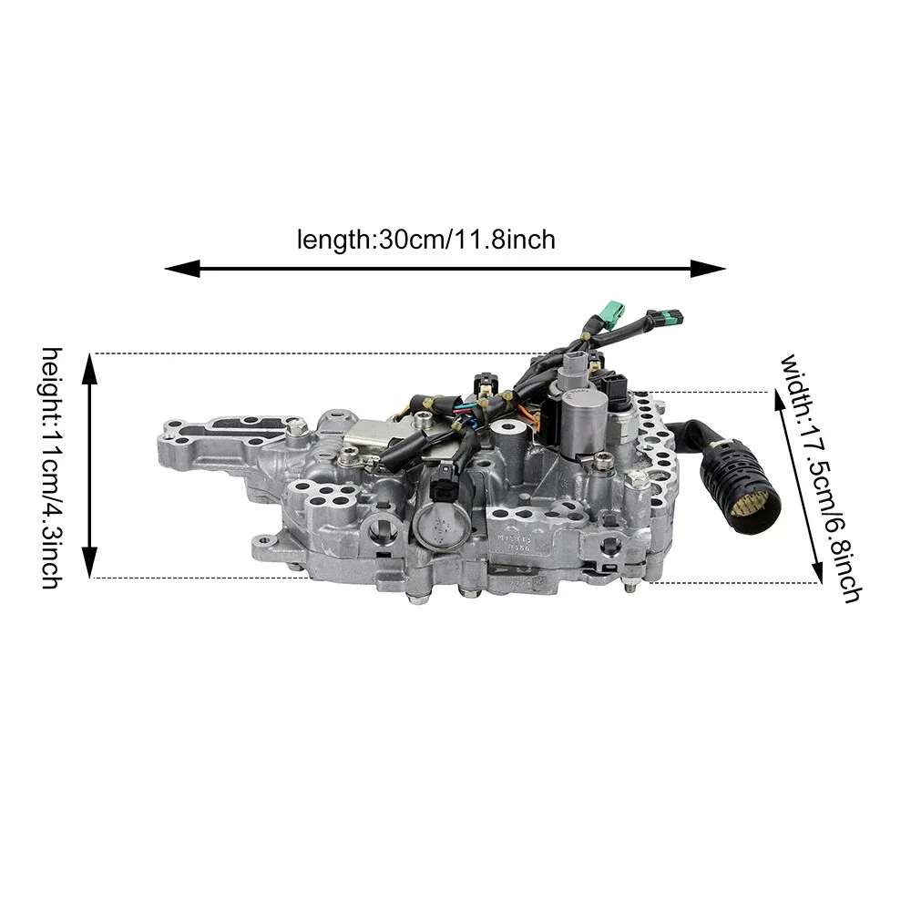 2012-2016 Nissan Altima 2.5L Valve Body w/ Solenoids JF016E 31705-28X0B image 3