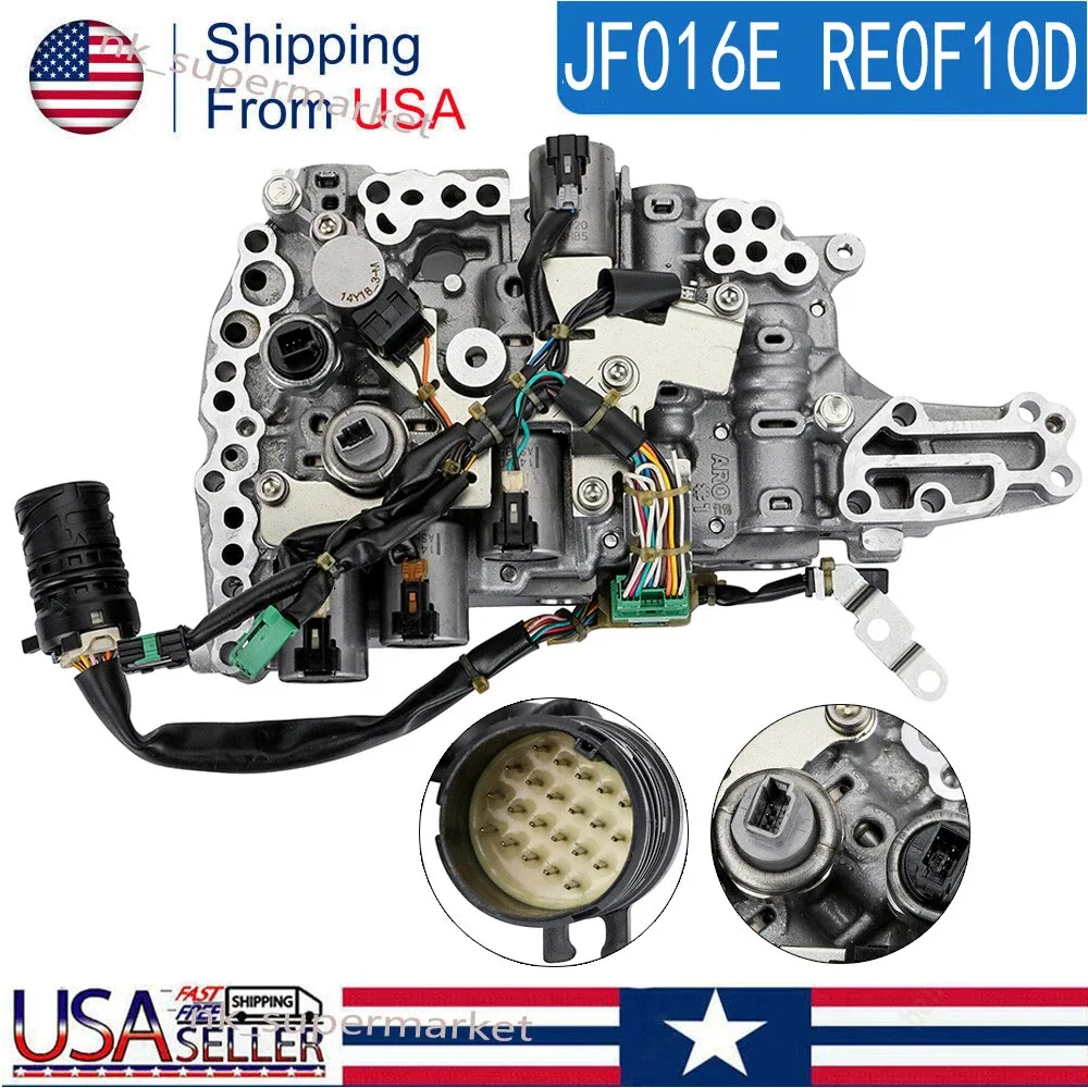 2012-2016 Nissan Altima 2.5L Valve Body w/ Solenoids JF016E 31705-28X0B