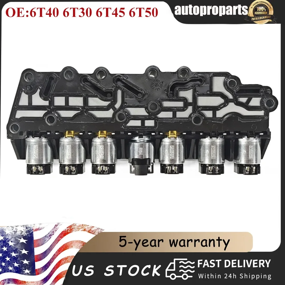 lococee Solenoid Valve for 6T30/6T40/6T45/6T50 Transmissions (For 6T40/6T30/6T45/6T50)