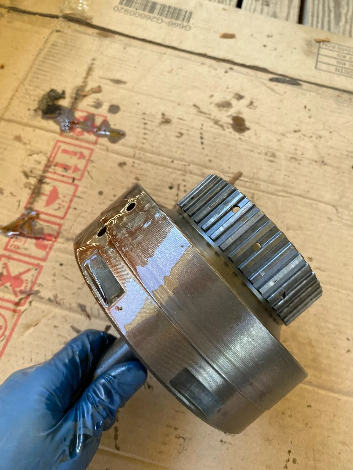 GM TH400 (Turbo 400) Input Shaft Forward Drum — Used image 3