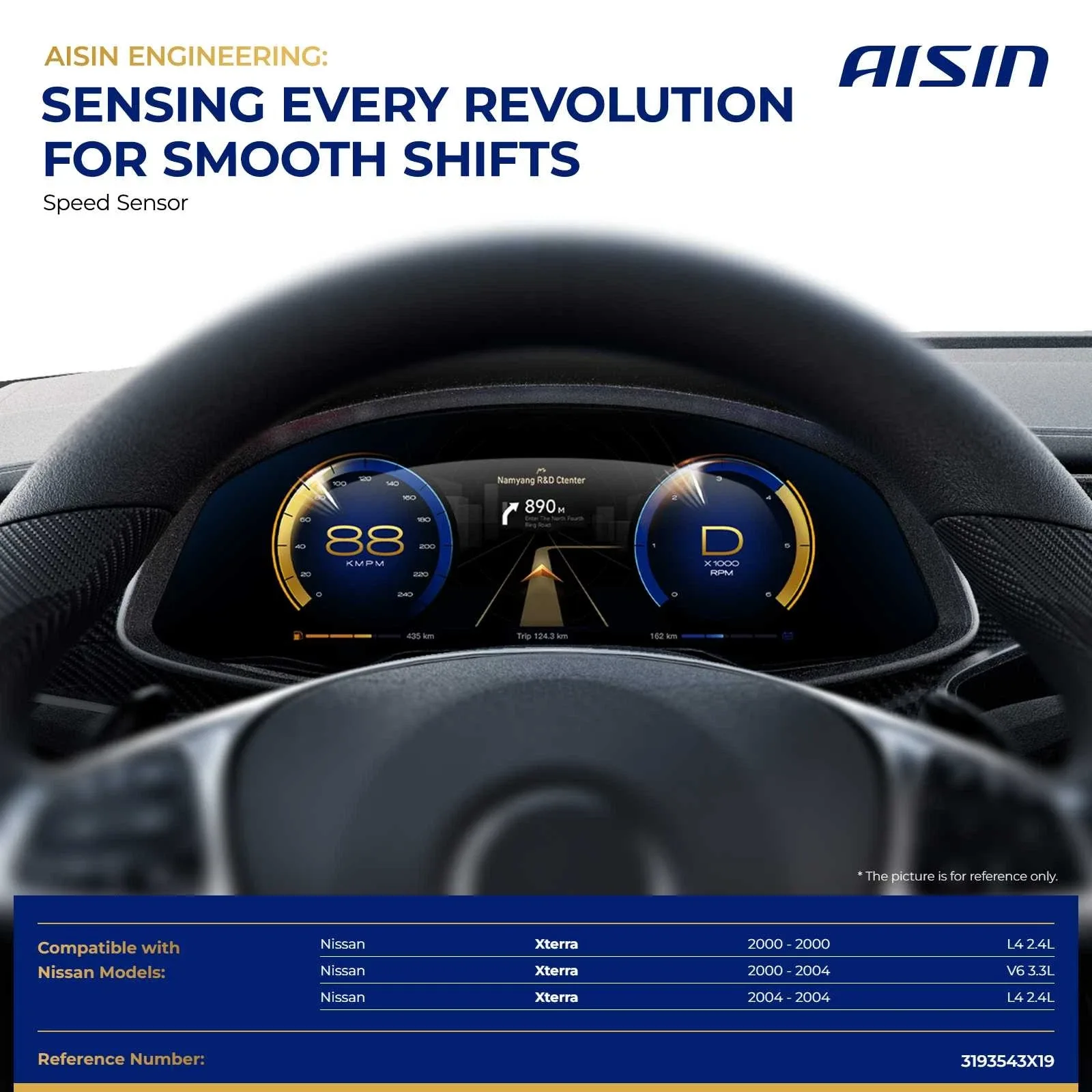 AISIN Input Speed Sensor ASWN-00140 for Nissan Xterra 2000-2004 image 2