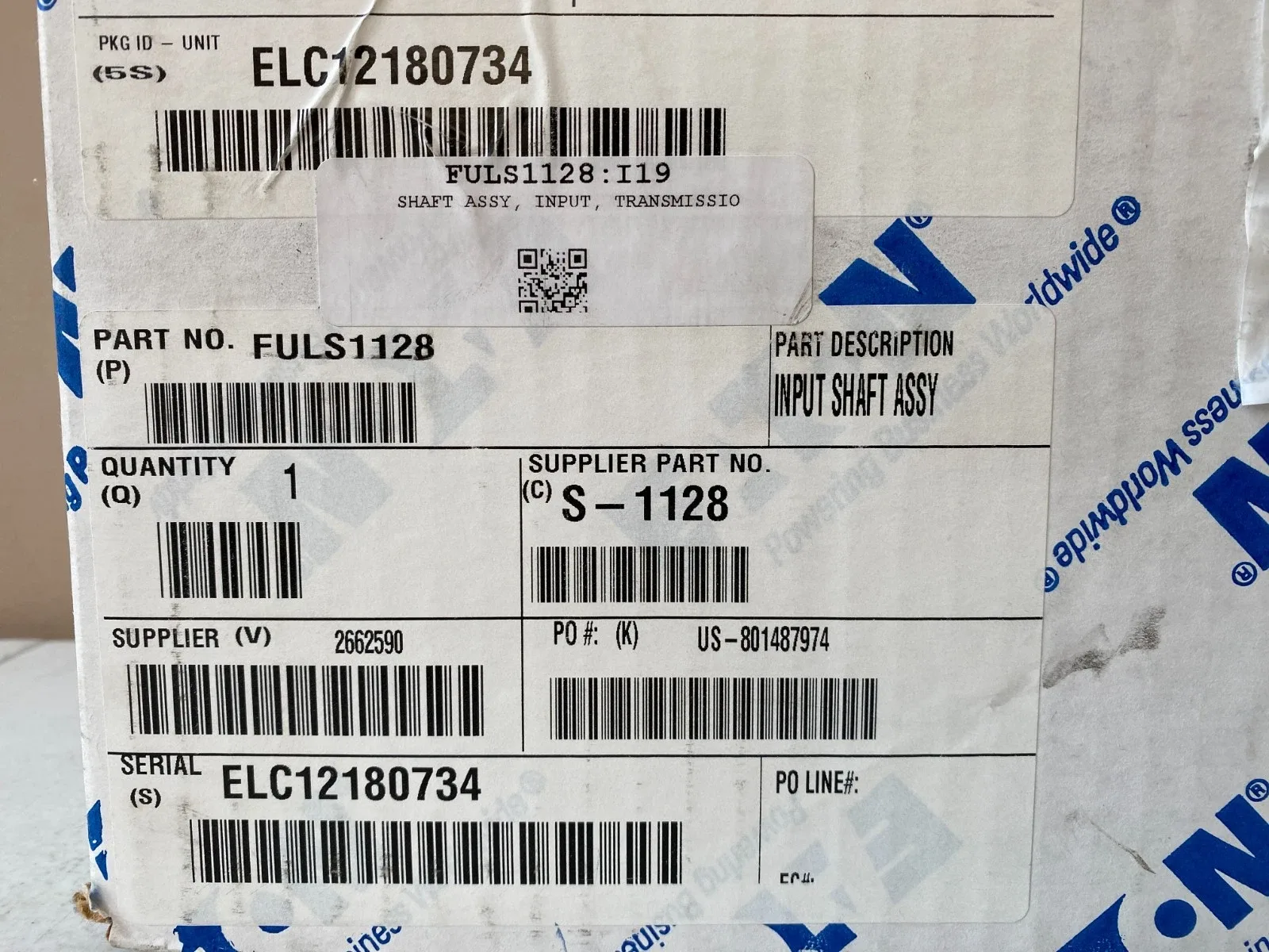 Fuller Input Shaft FULS1128 (S1128)