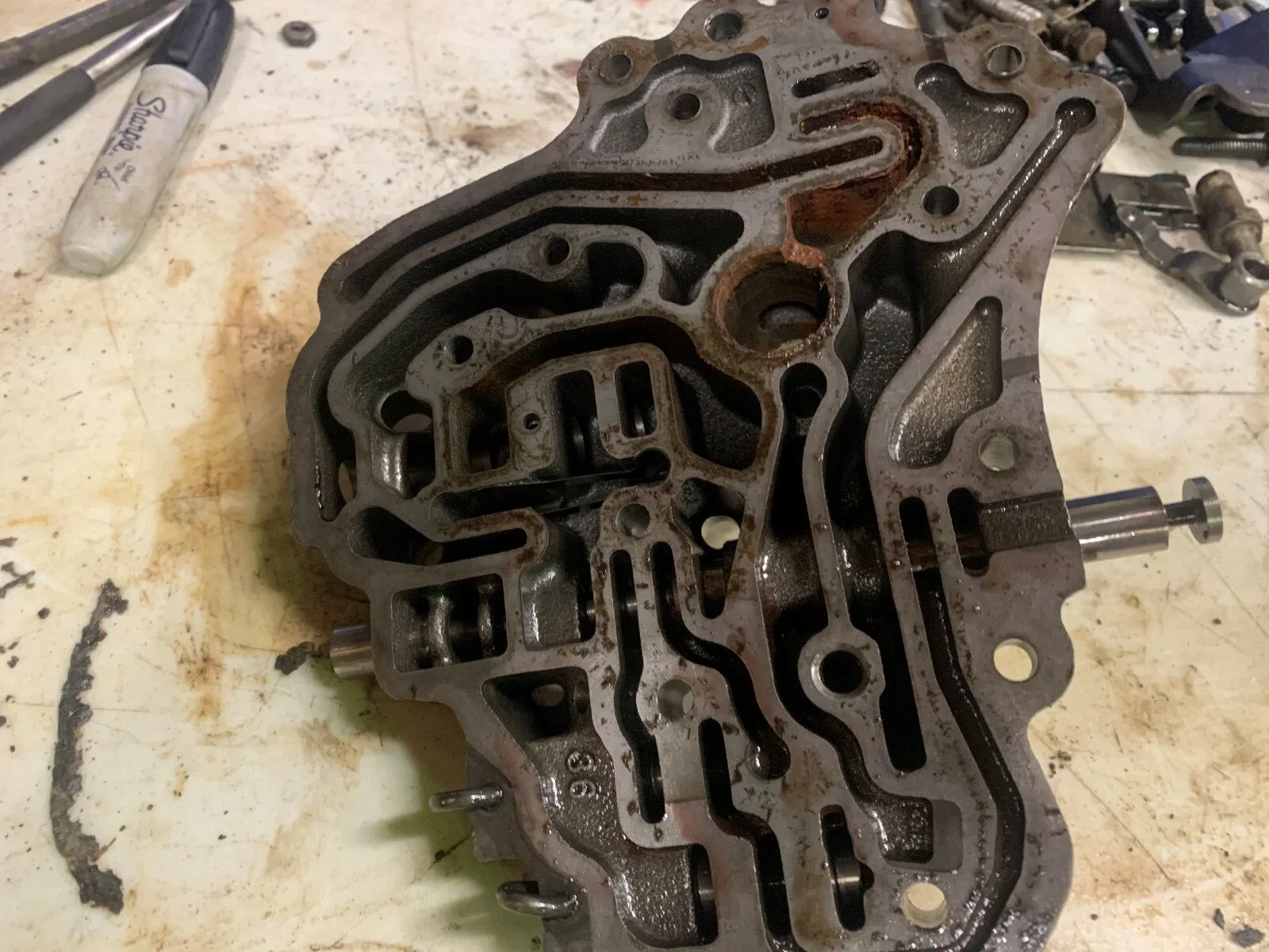1957 Chevrolet Power Guild transmission valve body