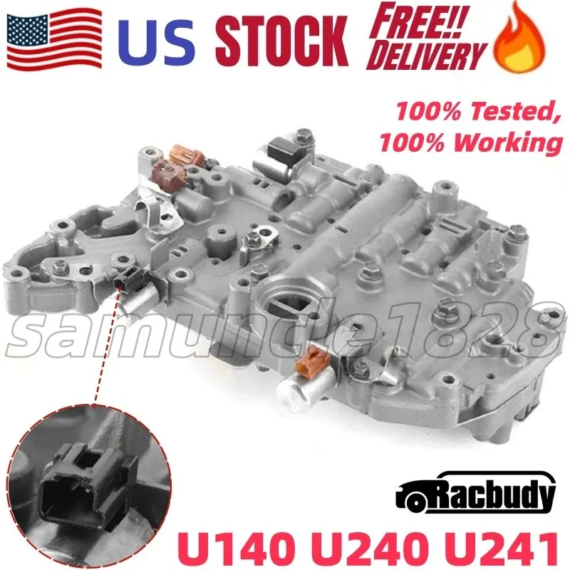 Valve Body w/ Solenoids for U140 U240 U241 Transmissions — Toyota RAV4, Camry, Lexus | Racbudy