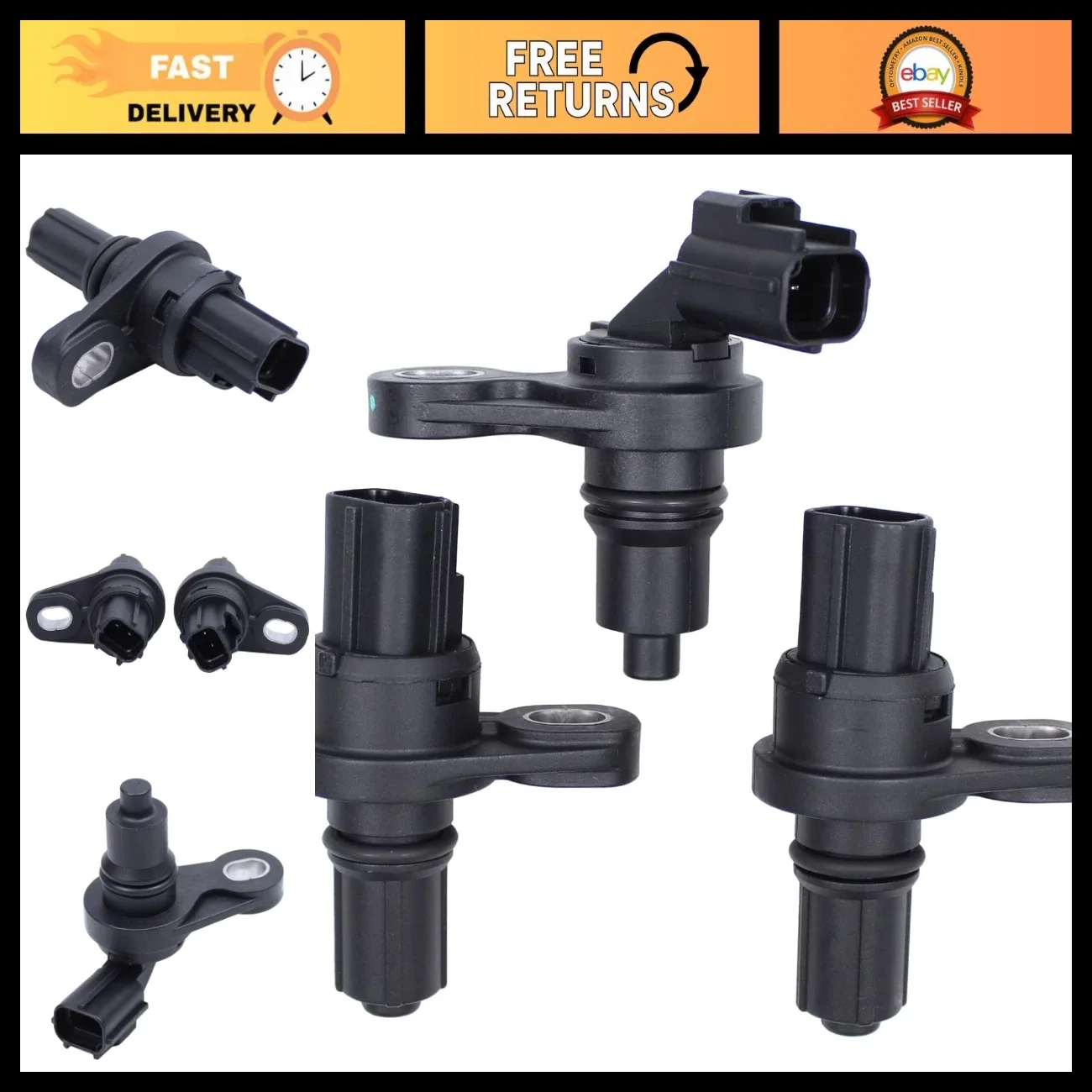 3Pc Speed Sensor Set for Transmission Input, Output & Transfer Shaft - MPN 5078930AA