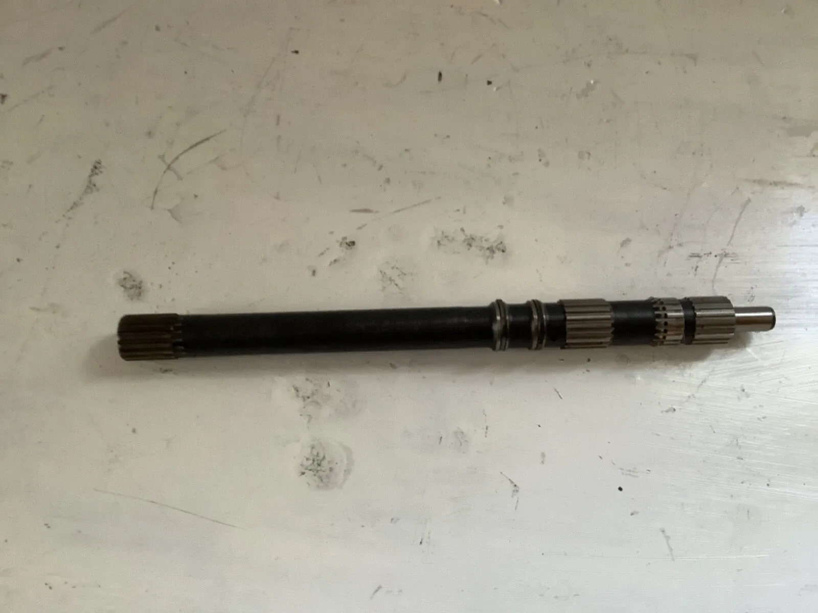 GM Powerglide Input Shaft 17/19 Spline 12-5/8" Steel — Chevrolet / GMC image 2