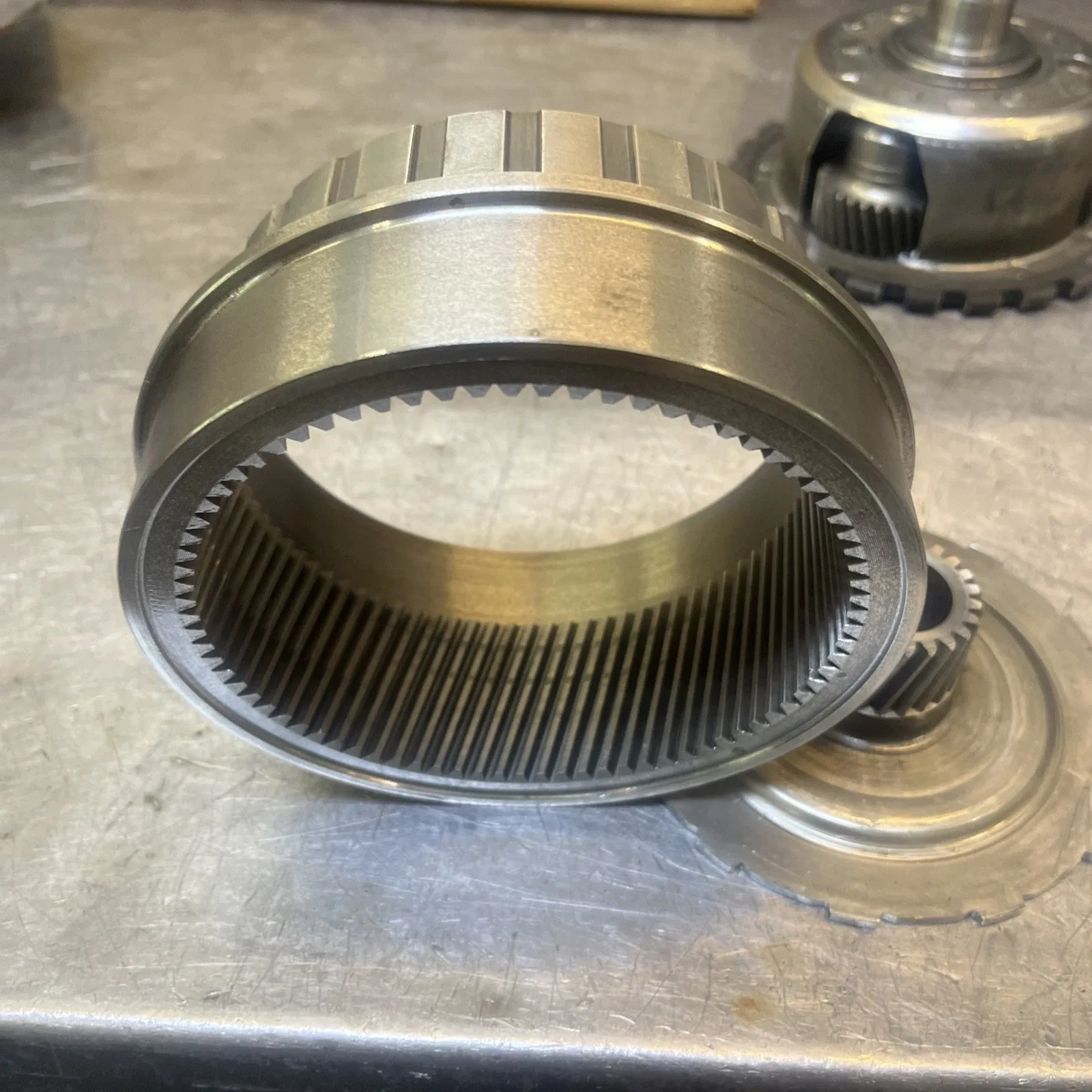 Complete Aluminum Powerglide 1.82 Planetary Gearset & Input Shaft Drum Not Raced image 4
