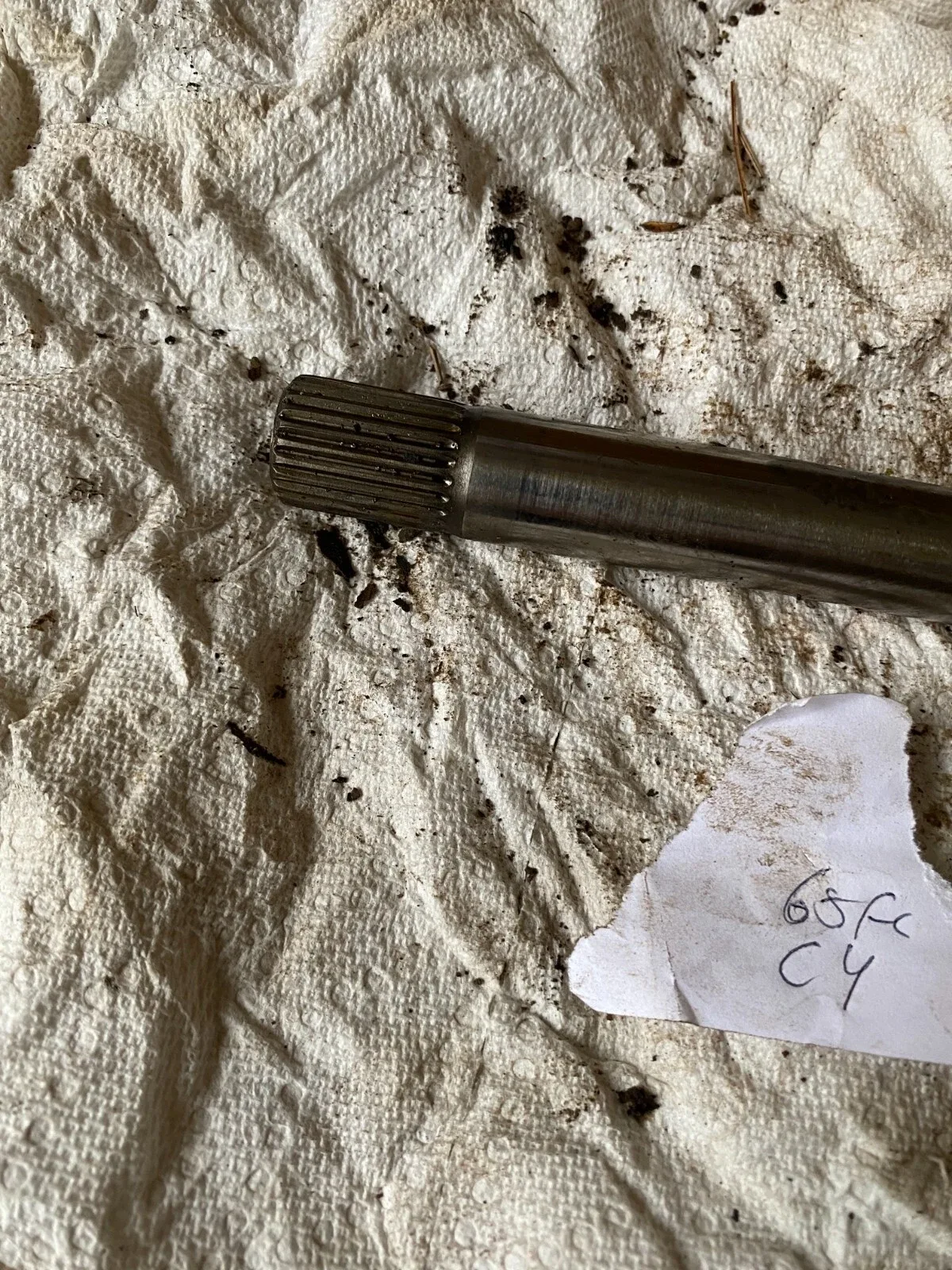 1965 Ford Fairlane C4 automatic auto transmission trans input shaft 1964-1969 image 3