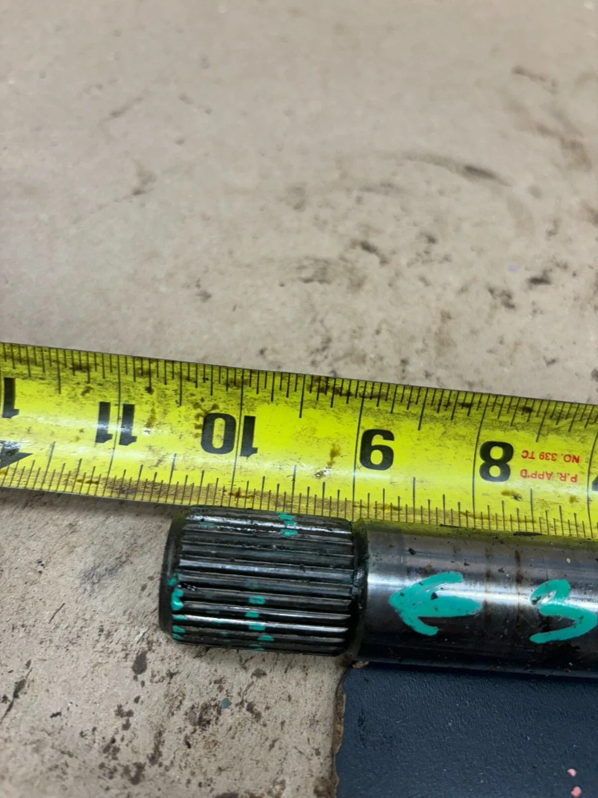 1984-1991 Ford F150 F250 Bronco AOD Automatic Overdrive Transmission Input Shaft image 2