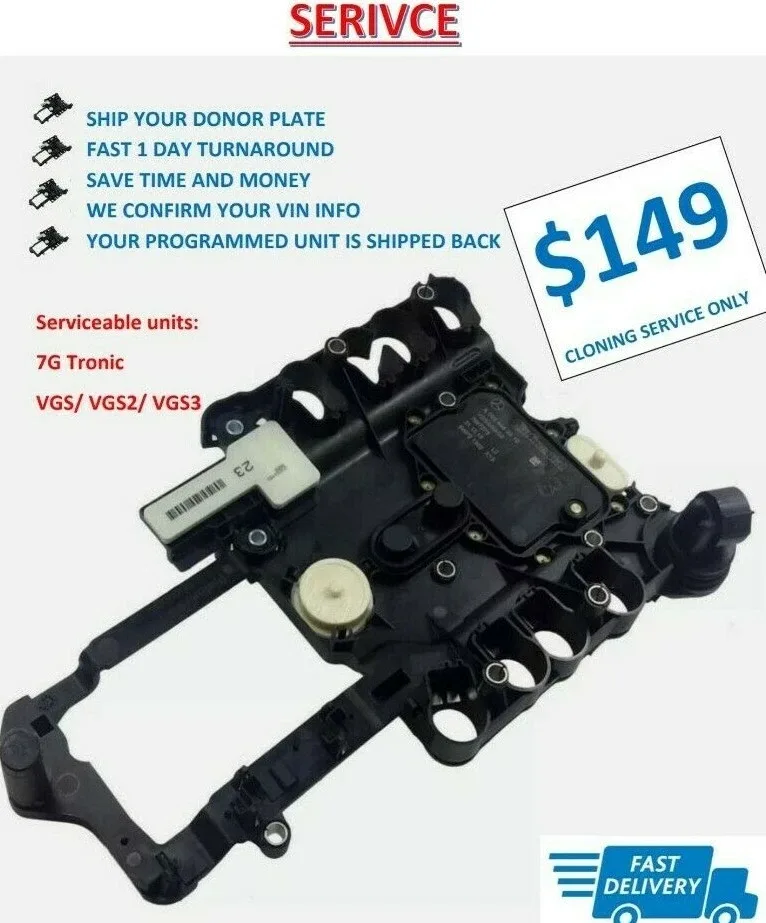 Mercedes-Benz TCM 722.9 Conductor Plate Unlocking Service - A0335457332