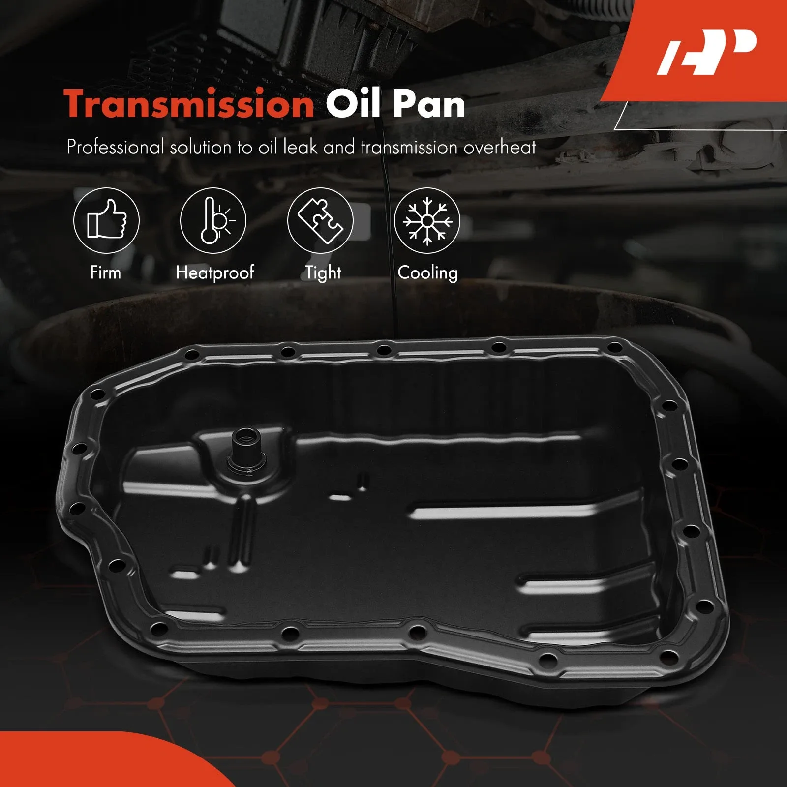 A-Premium Transmission Oil Pan w/ Drain Plug 3510607010 — Fits Toyota & Lexus 2008-2018 image 3