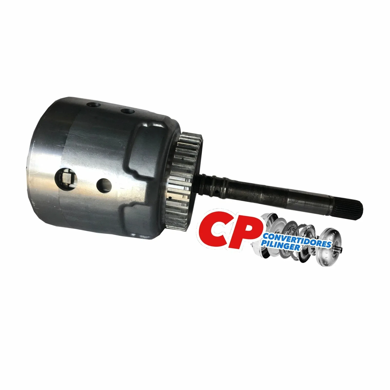Drum With Shaft Input 30 Spline No Pilot 300mm, No Reluctor, 3” Ring Height image 2