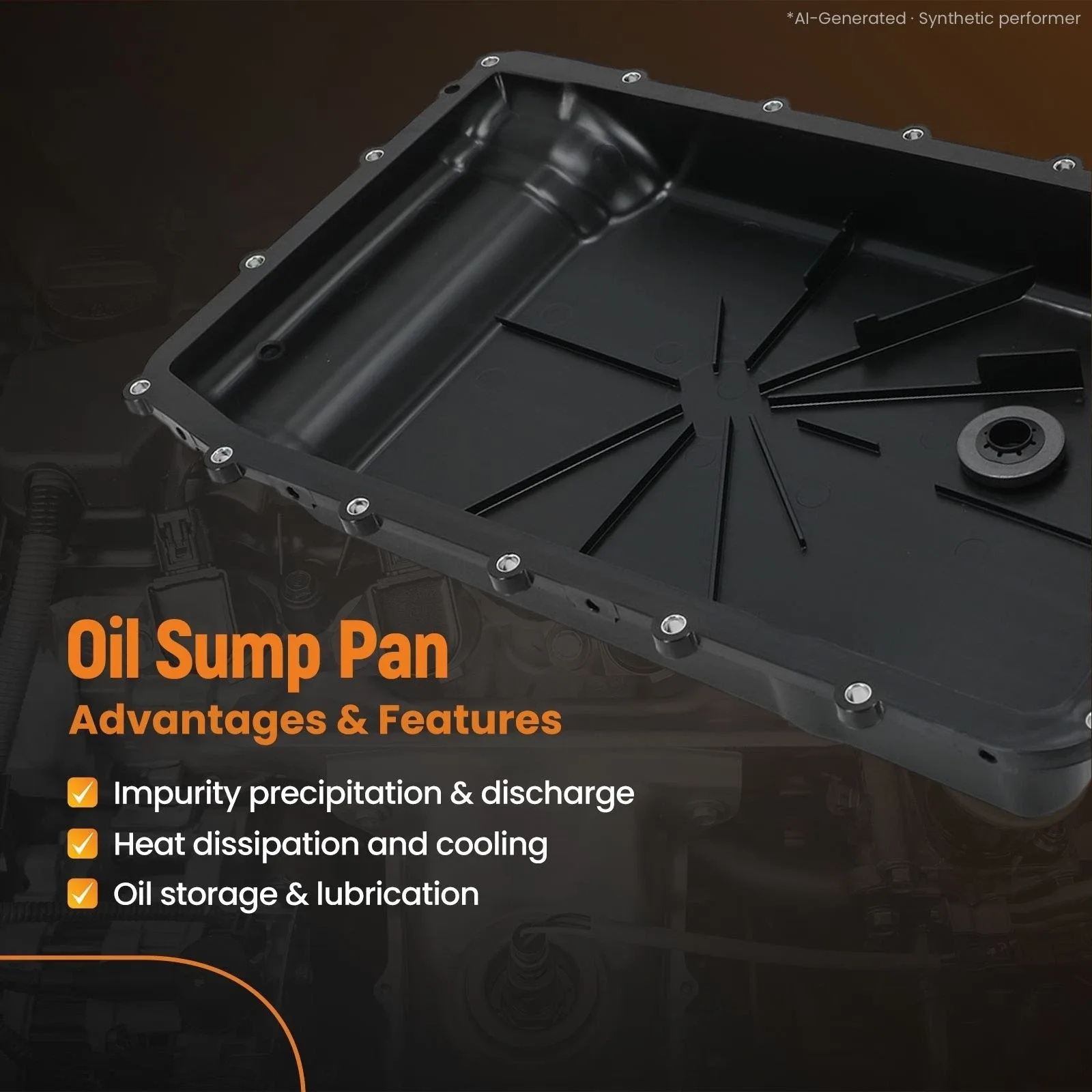 Transmission Fluid Oil Pan for Ford Ranger 10 Speed 2019-2023 265897 image 4