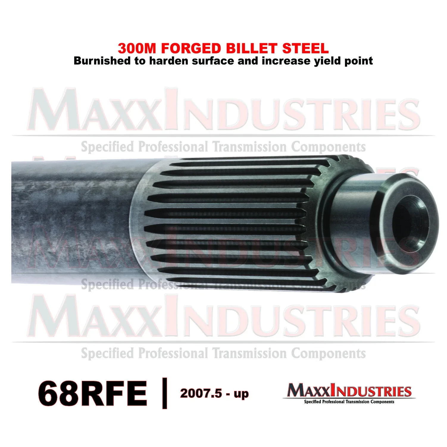 68RFE Transmission Input Shaft 300M Billet Steel for 2007-up RAM 6.7L Diesel image 3