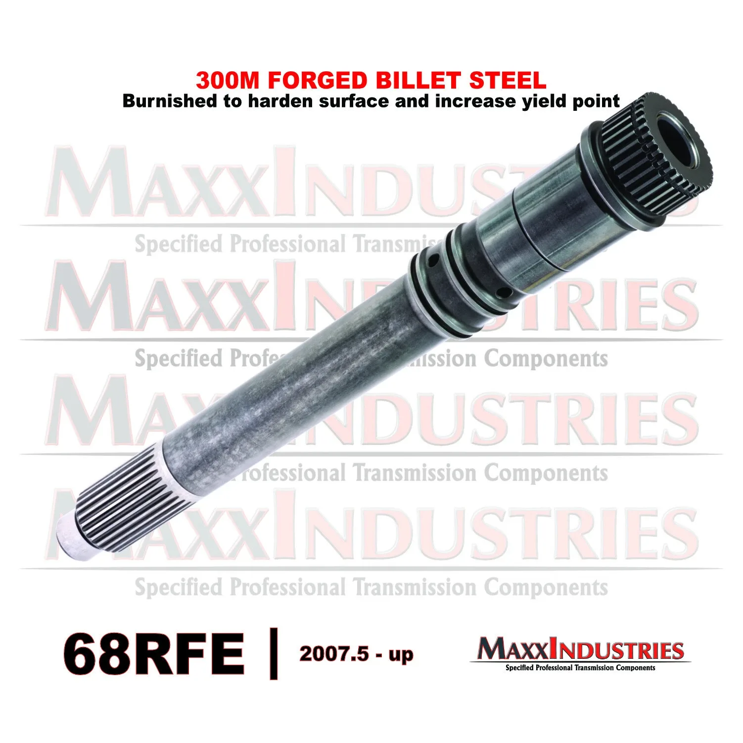 68RFE Transmission Input Shaft 300M Billet Steel for 2007-up RAM 6.7L Diesel image 4