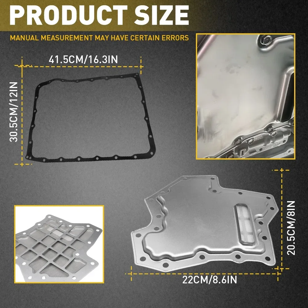 Transmission Filter Oil Pan Gasket Kit For Infiniti QX70 G37 Q40 Q50 Q60 Q70 Y image 4