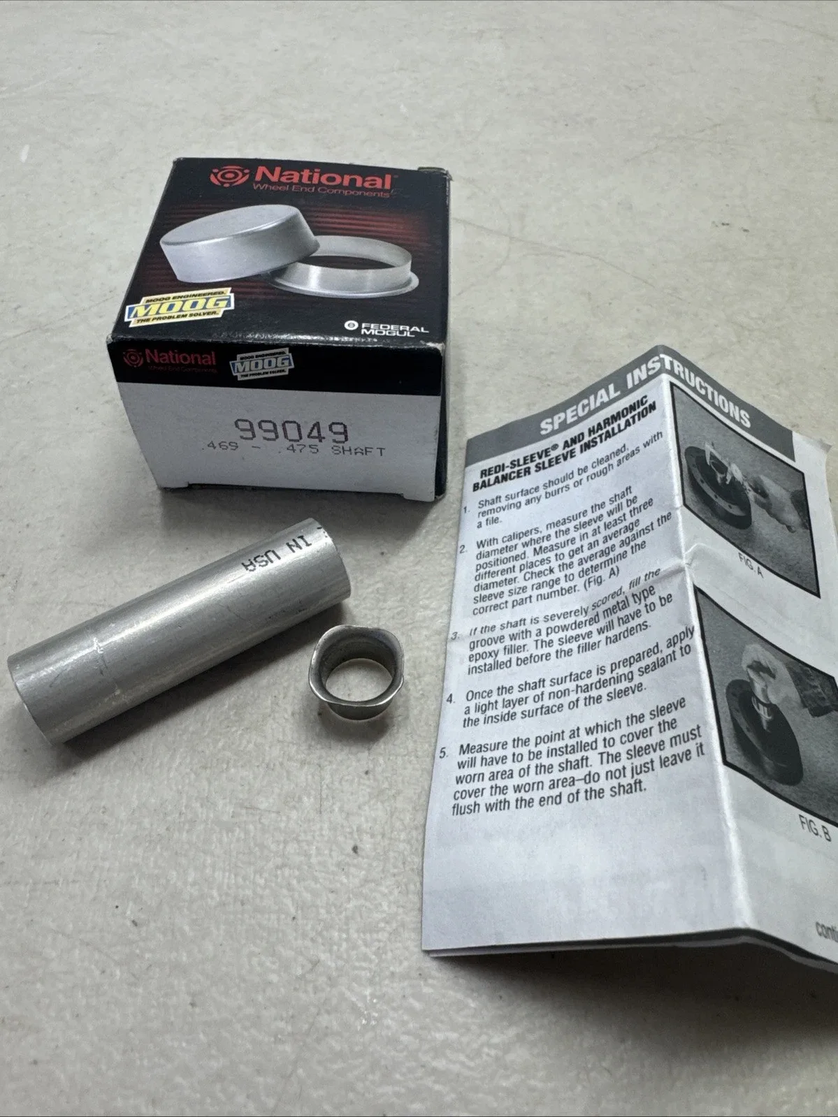 National Bearings 99049 Shaft Repair Sleeve (Redi-sleeve)
