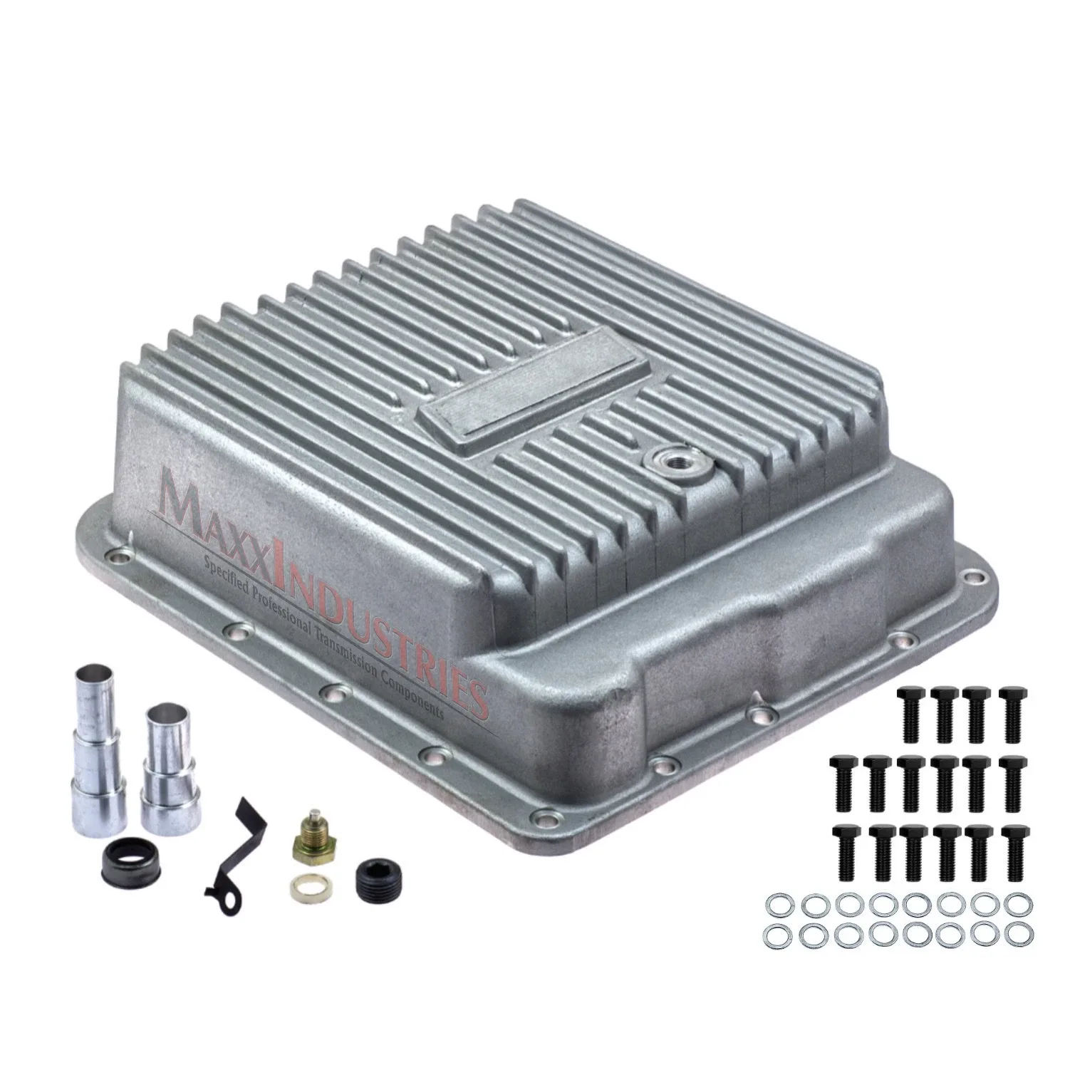 700R4 4L60 4L60E 4L65E Transmission Oil Pan Aluminum Deep Kit Cooling Fins