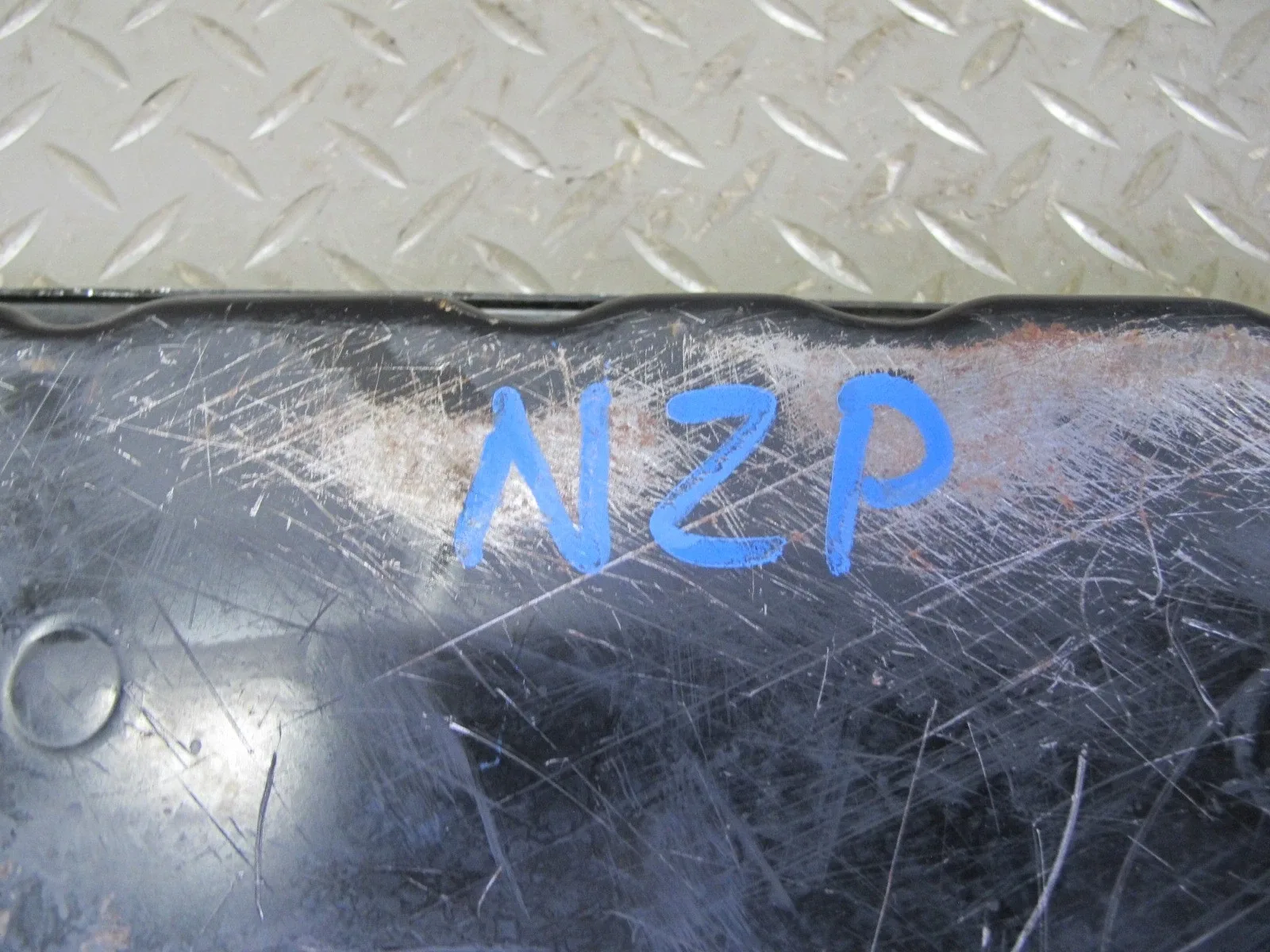 1990 NISSAN Z32 300ZX NON TURBO RE4R01A A/T AUTOMATIC TRANSMISSION OIL PAN OEM image 2