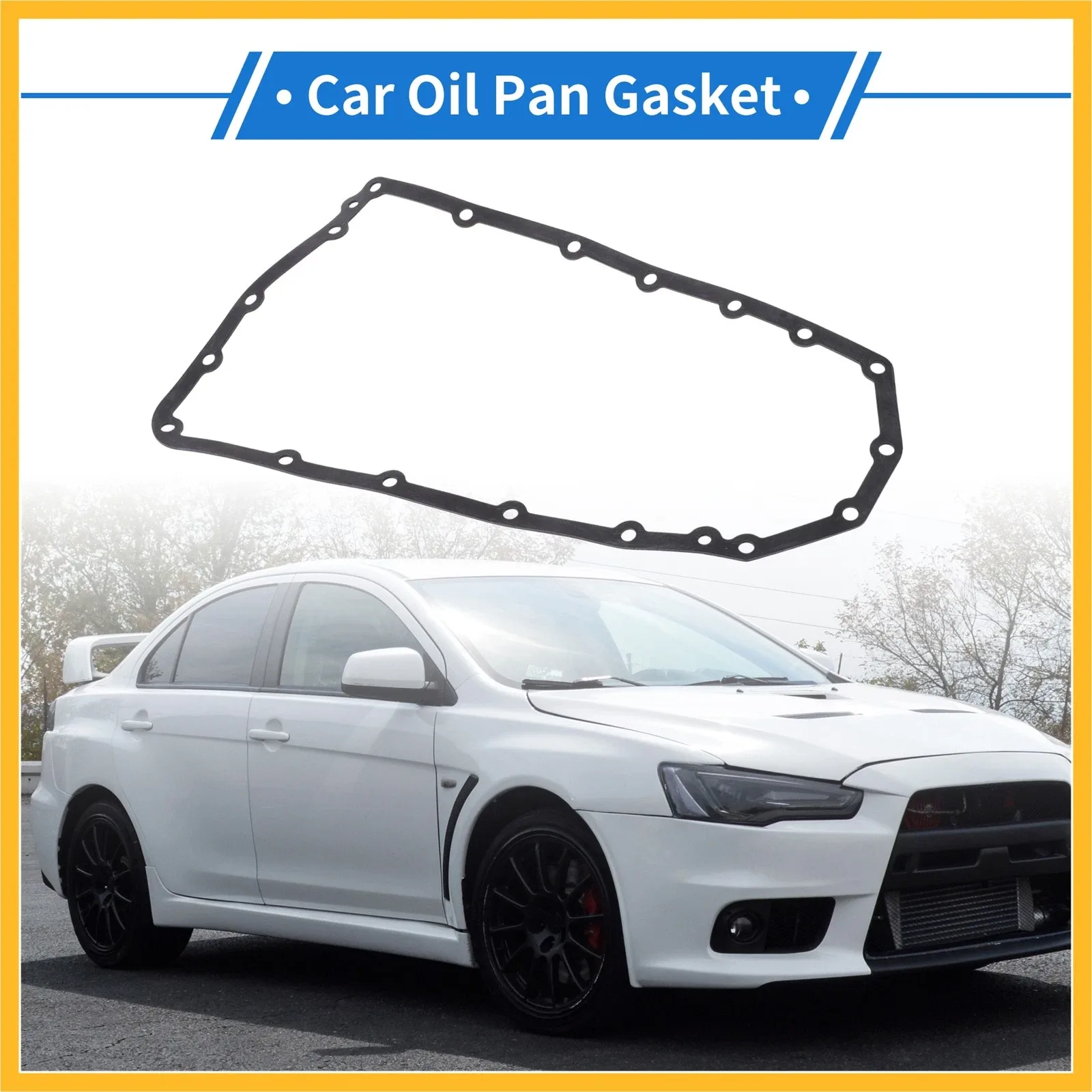car Transmission Filter Oil Pan Gasket for Mitsubishi Lancer 08-16 image 3