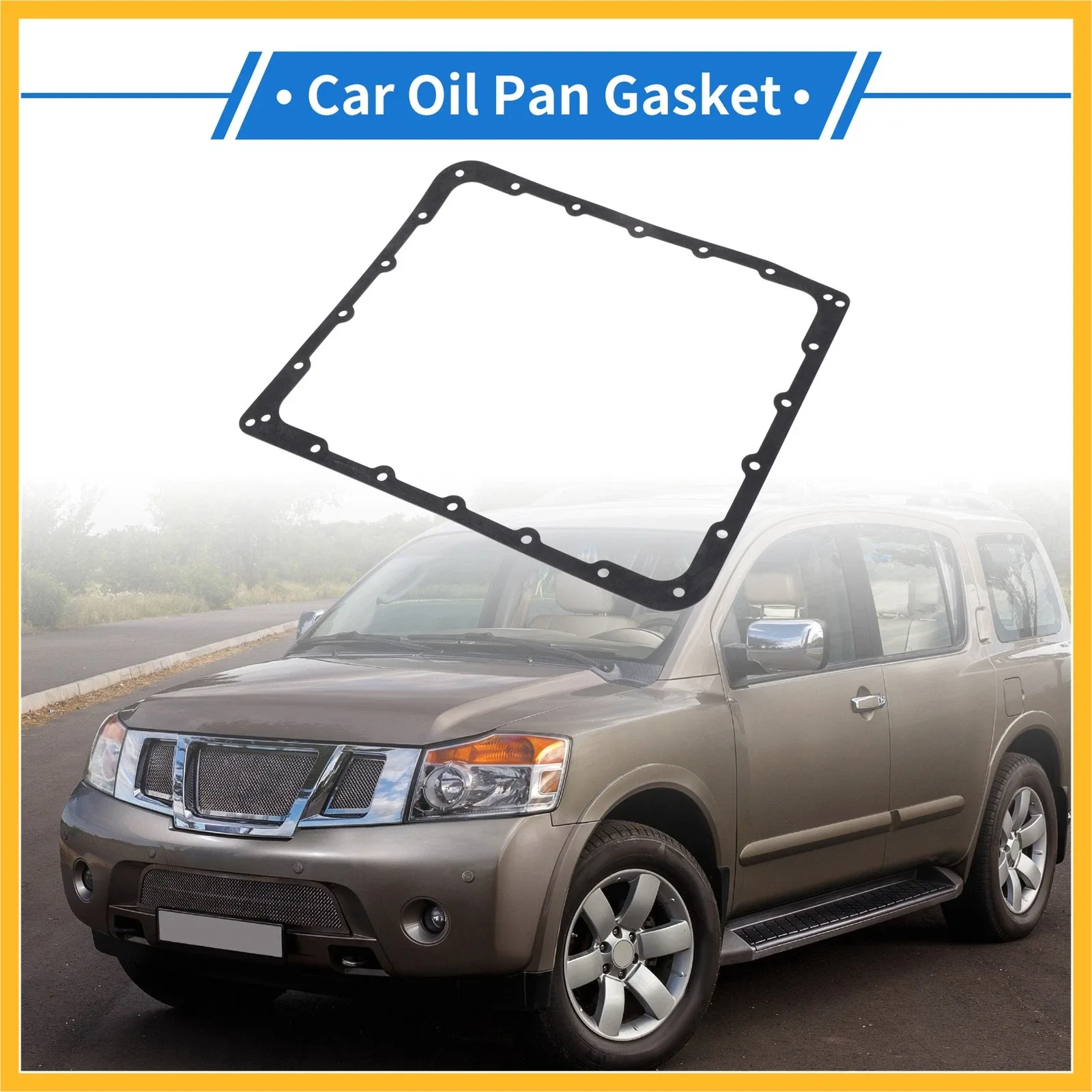 auto Transmission Filter Oil Pan Gasket fit for Nissan Armada 2008-2015 image 3