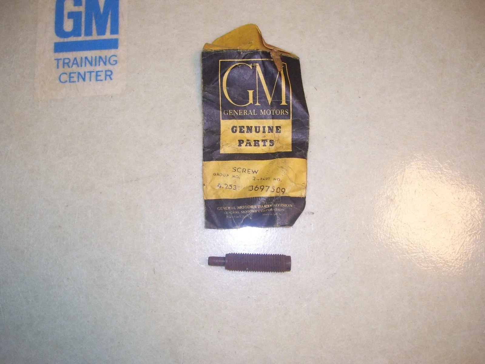 NOS 1950-1962 Chevy P.G. Brake Band Adjusting Low & Reverse Screw Corvette dp